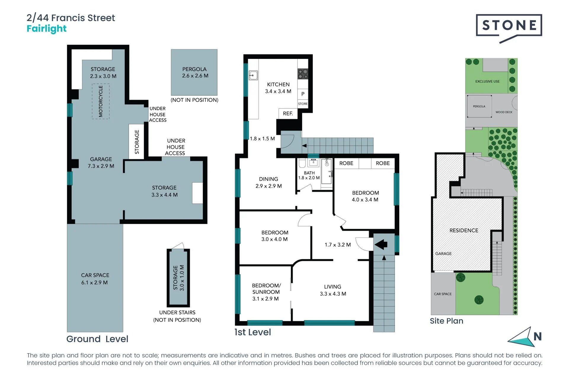 Sunny Upper Duplex with Leafy Views and Private Garden.