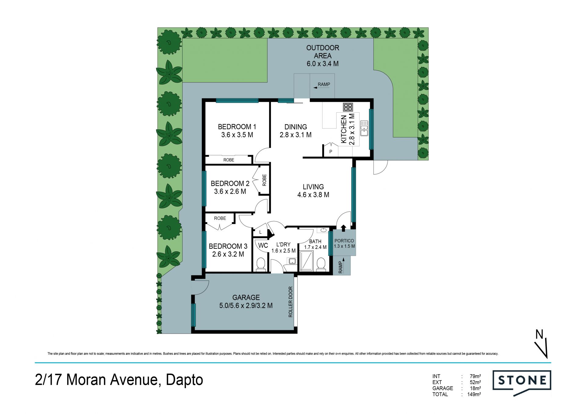 Easycare modern lifestyle in a quiet location