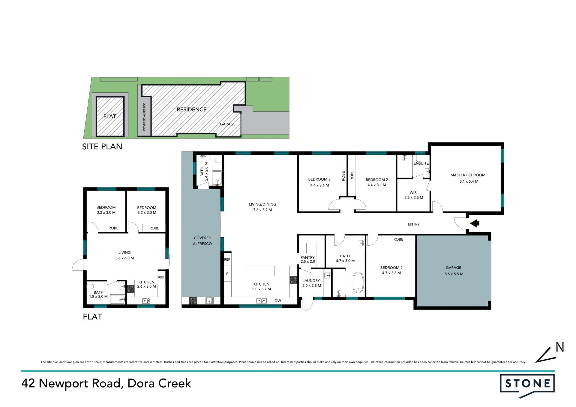 Trophy home with luxe granny flat