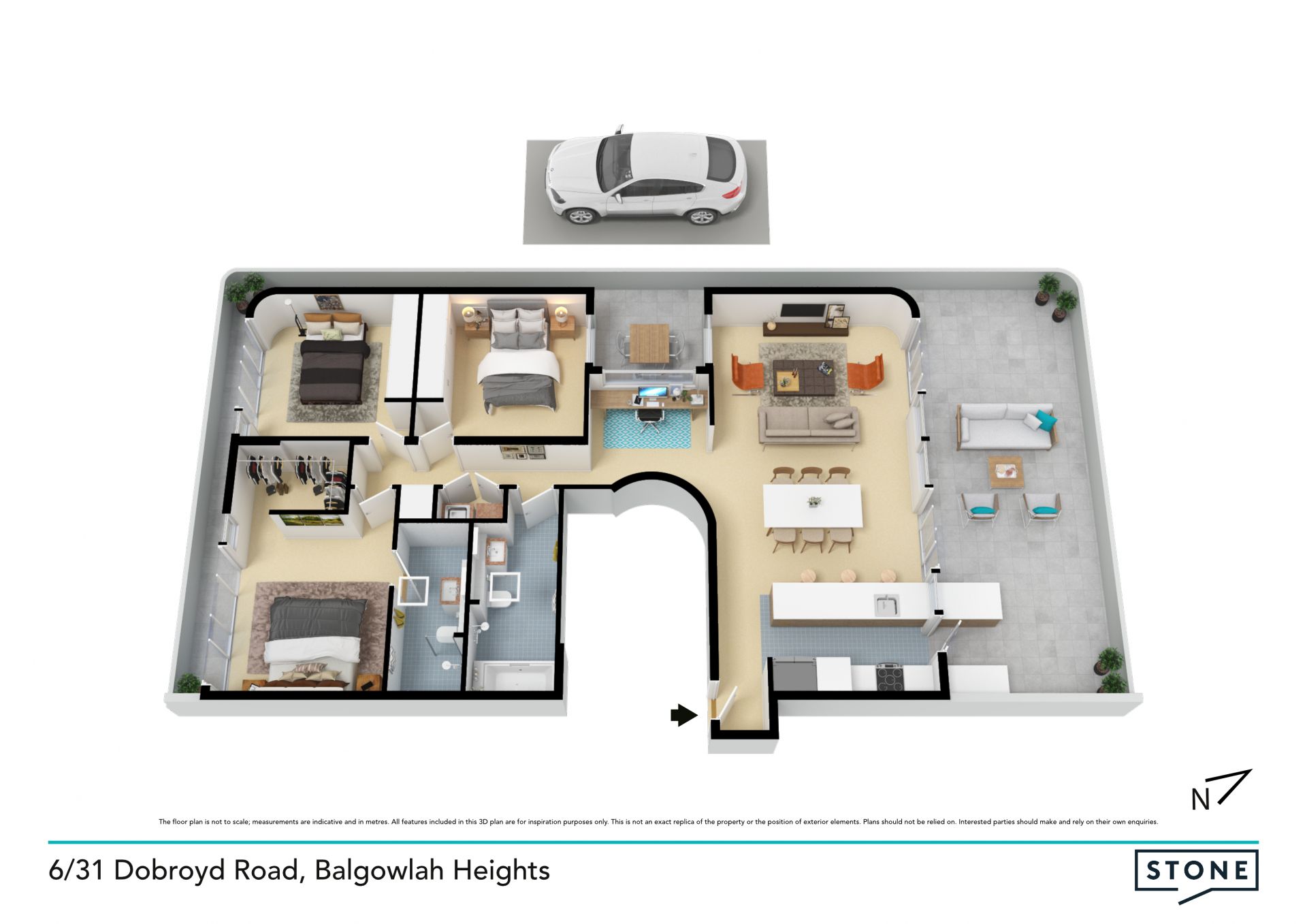 Luxurious penthouse entertainer in sought after location