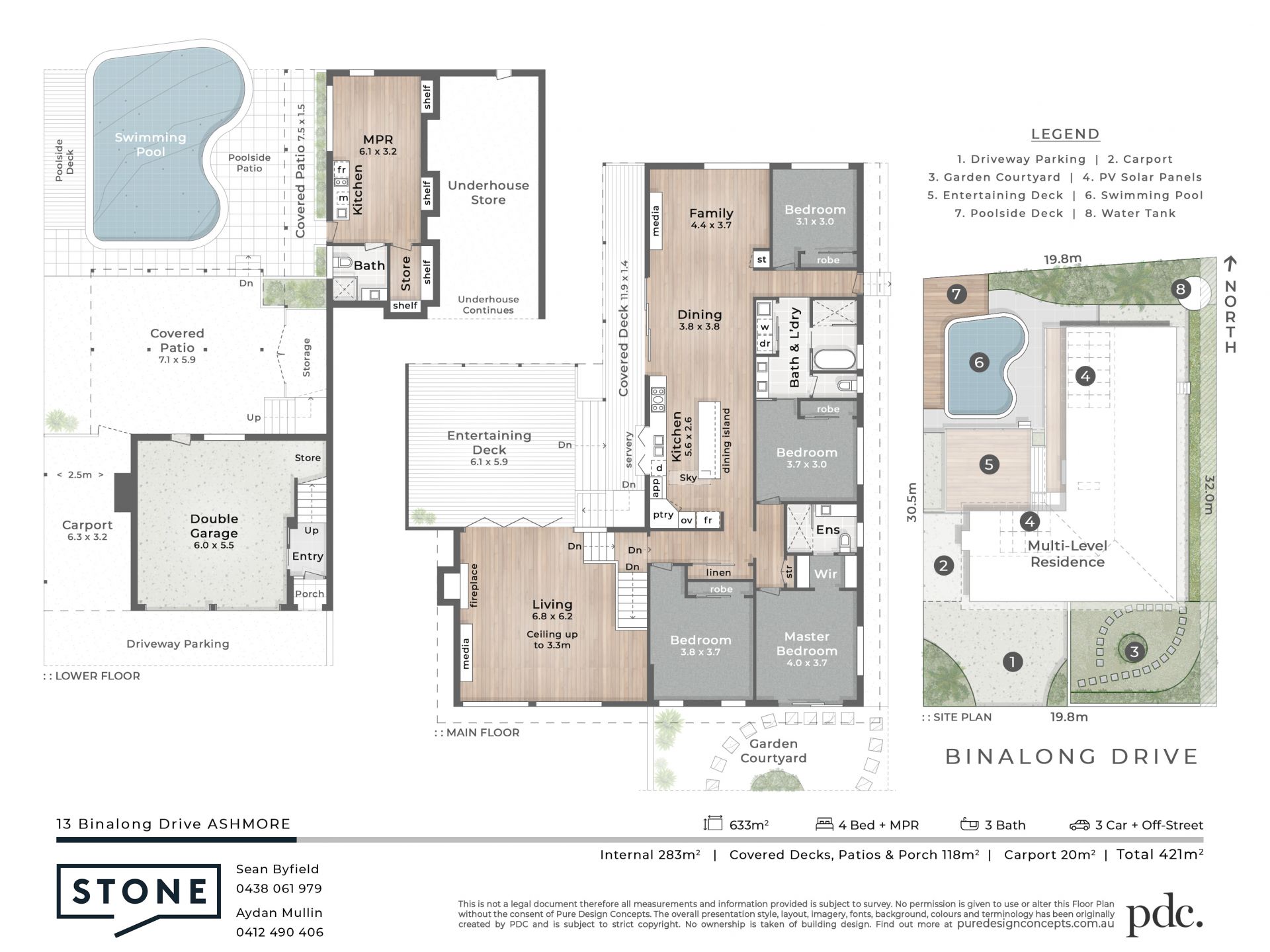 Tri level Hamptons Inspired Residence
