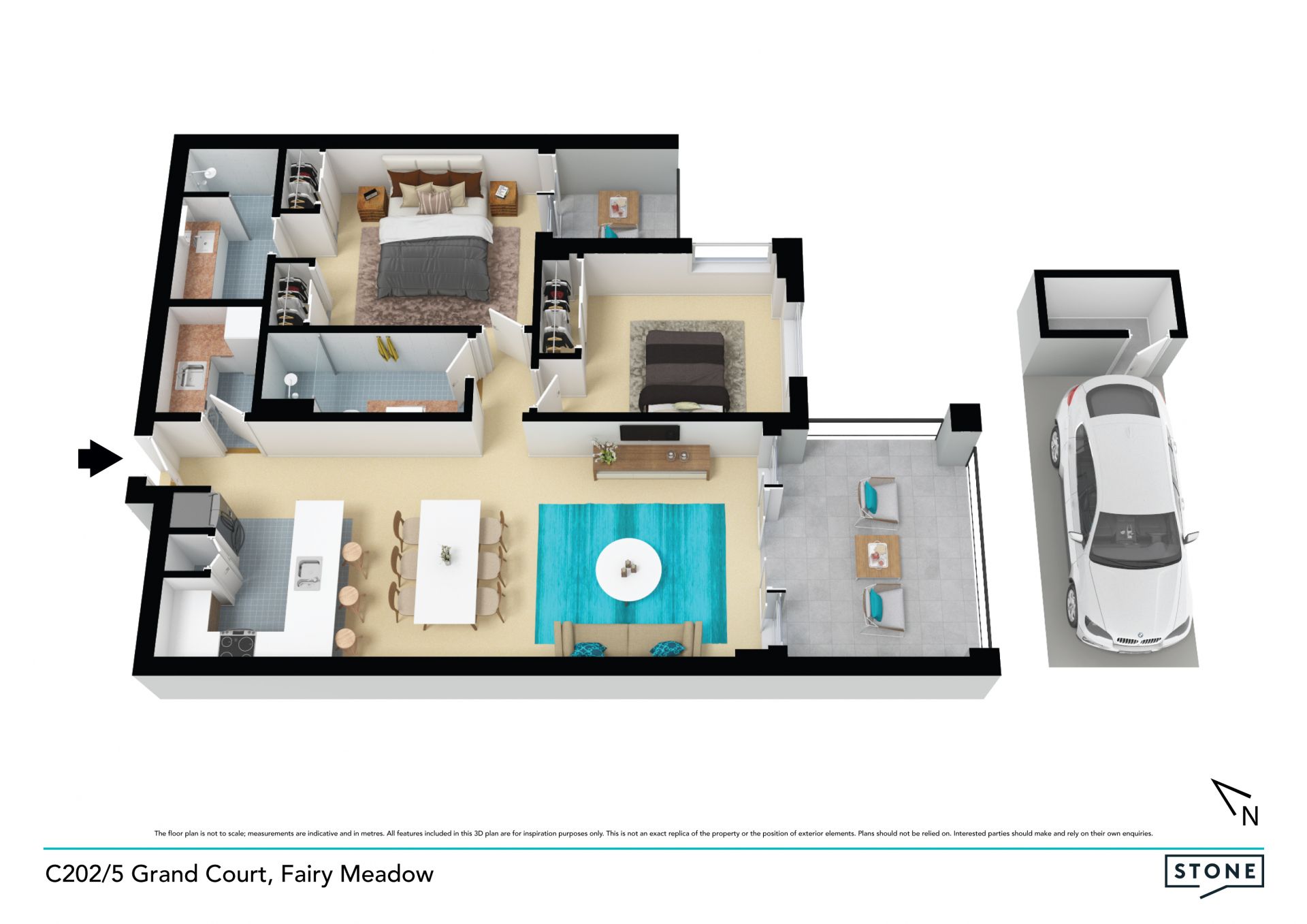 Coastal sophistication in a sought-after complex