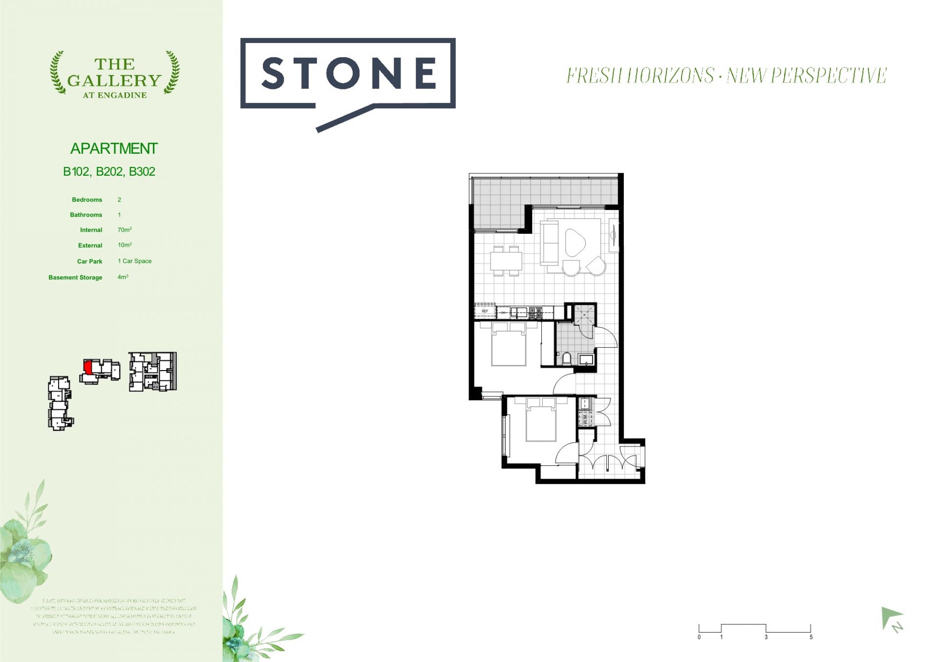Contemporary 'The Gallery' apartment