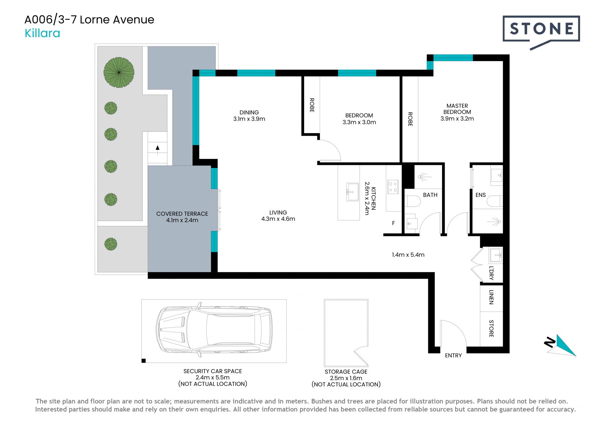 Ground-floor comfort with private courtyard and walk-to-rail convenience