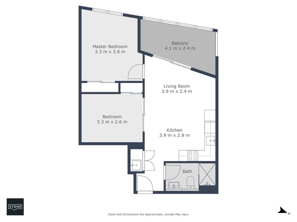 Brand new one bedroom + study apartment!