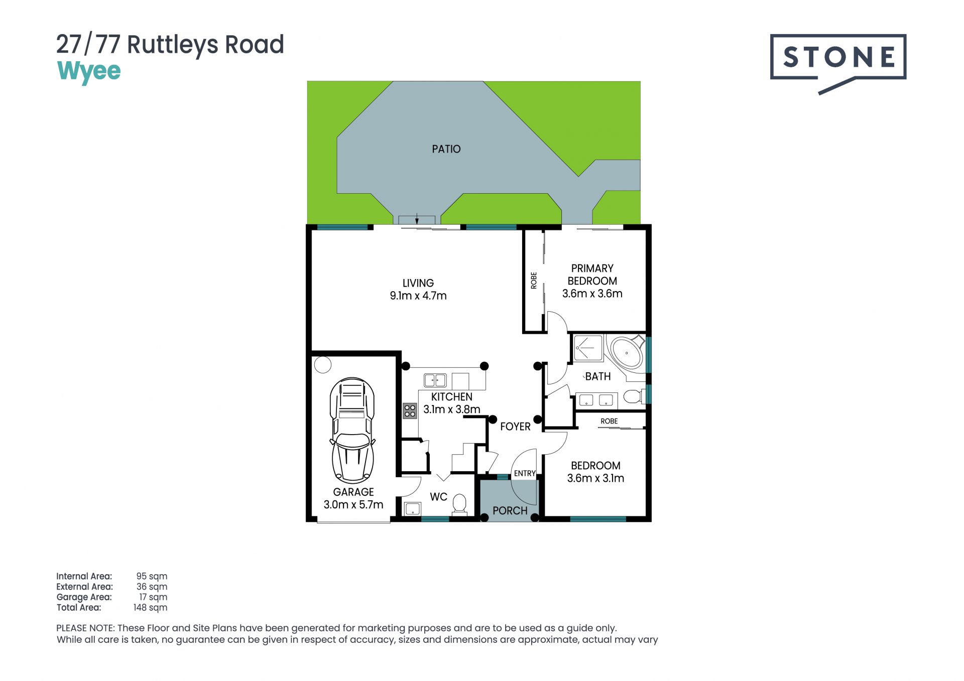 Low maintenance waterfront reserve unit!