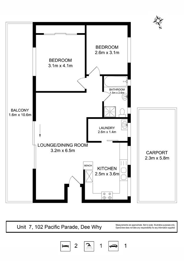 Contemporary Top Floor Apartment