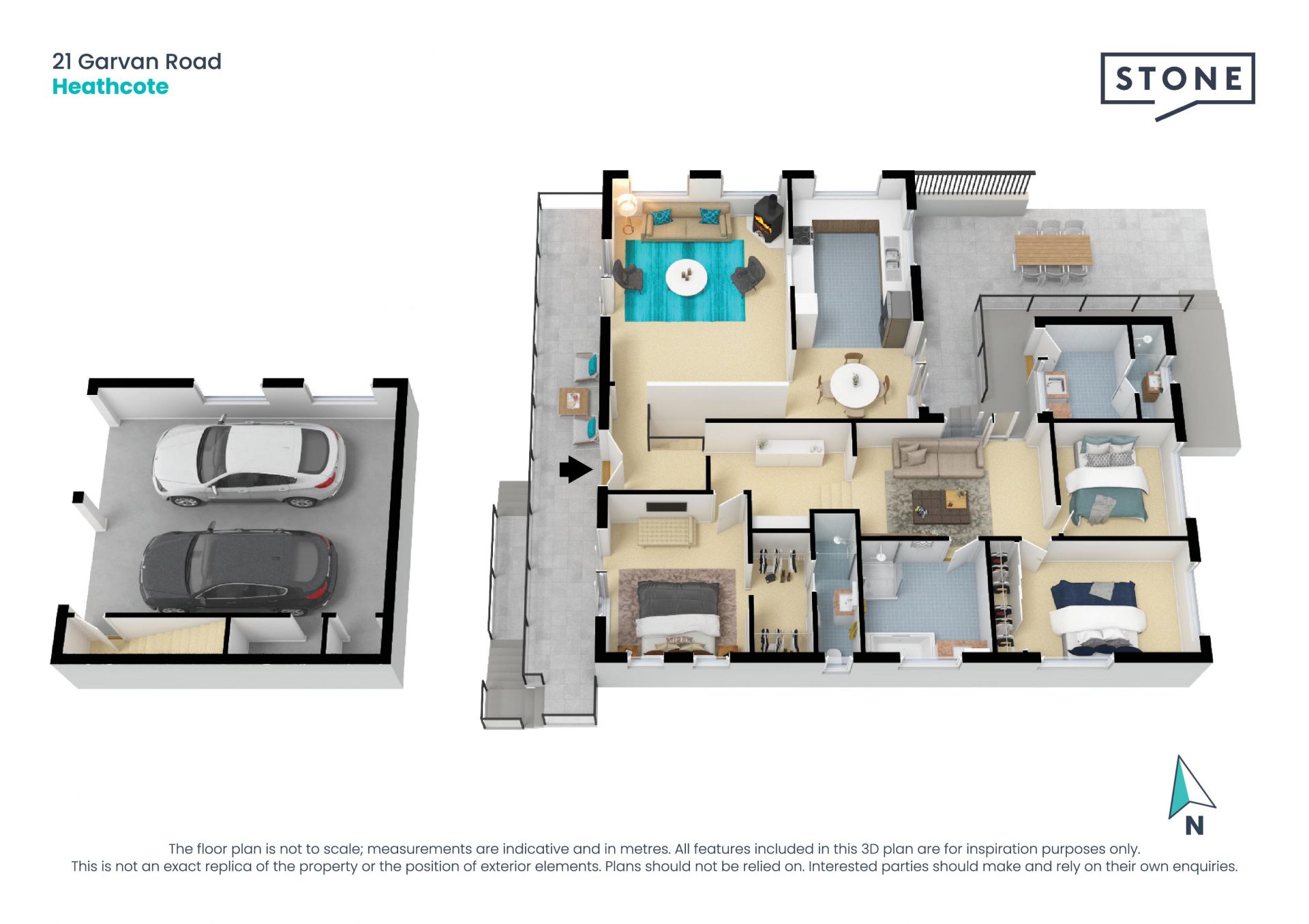 Private family home with national park outlooks
