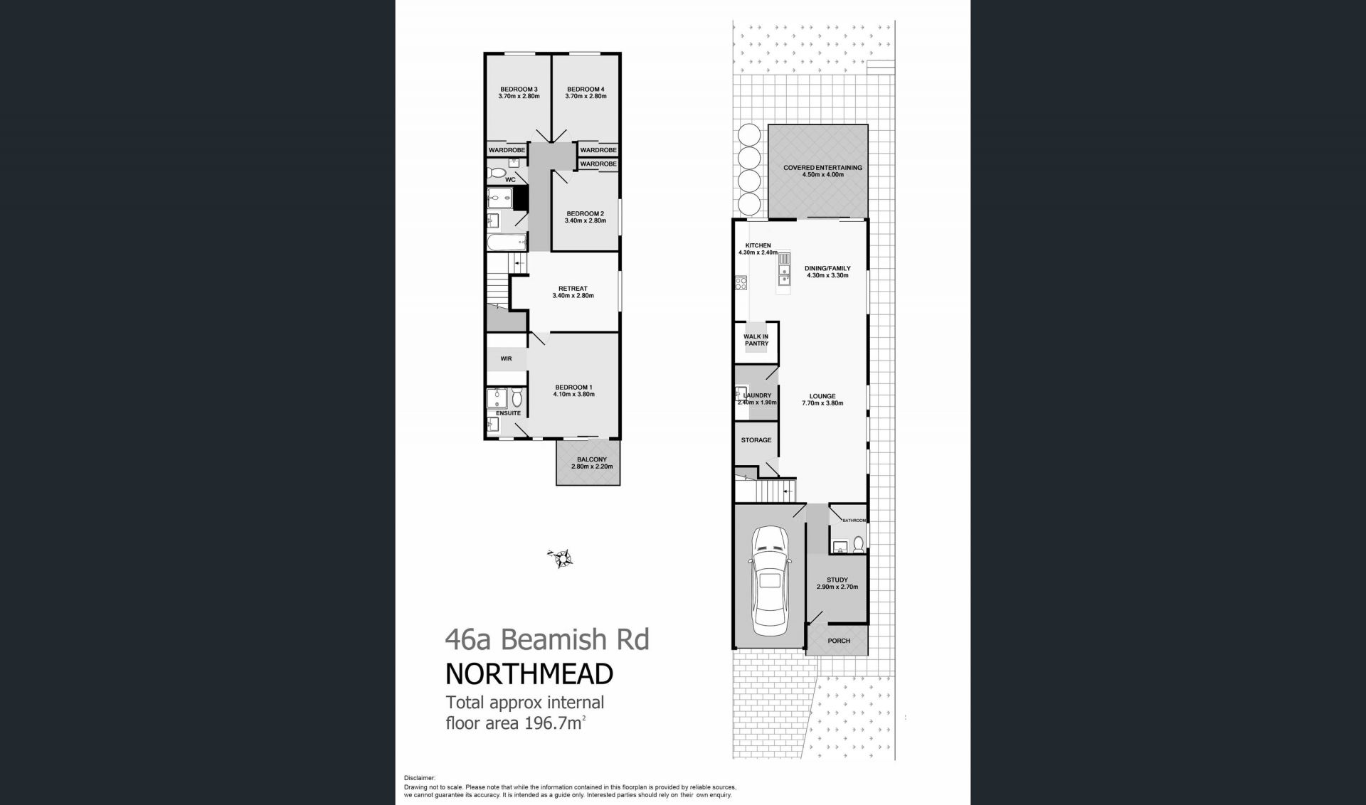 Well Presented Near New Four Bedroom Duplex
