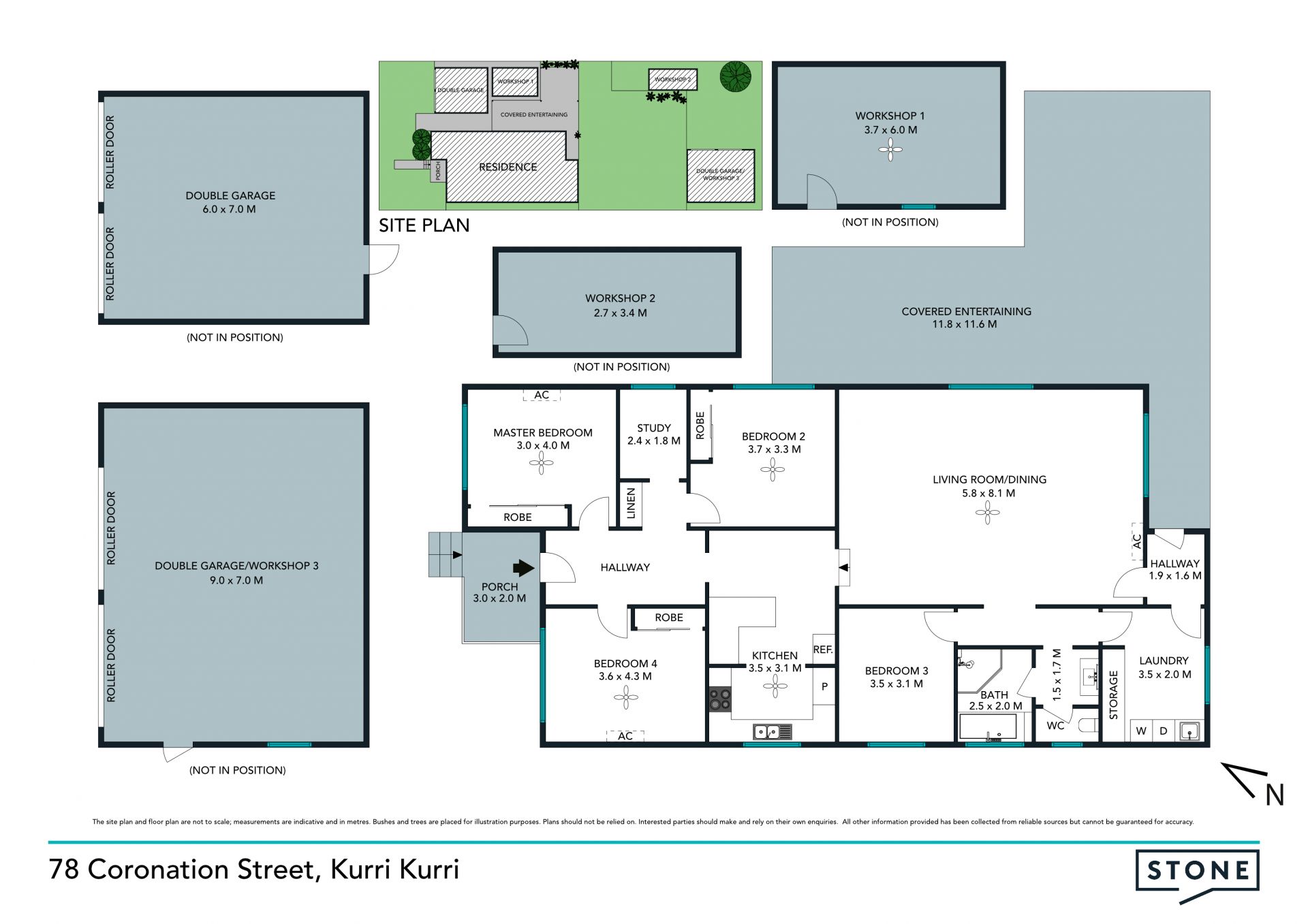 Easy living with abundant parking & workshop space