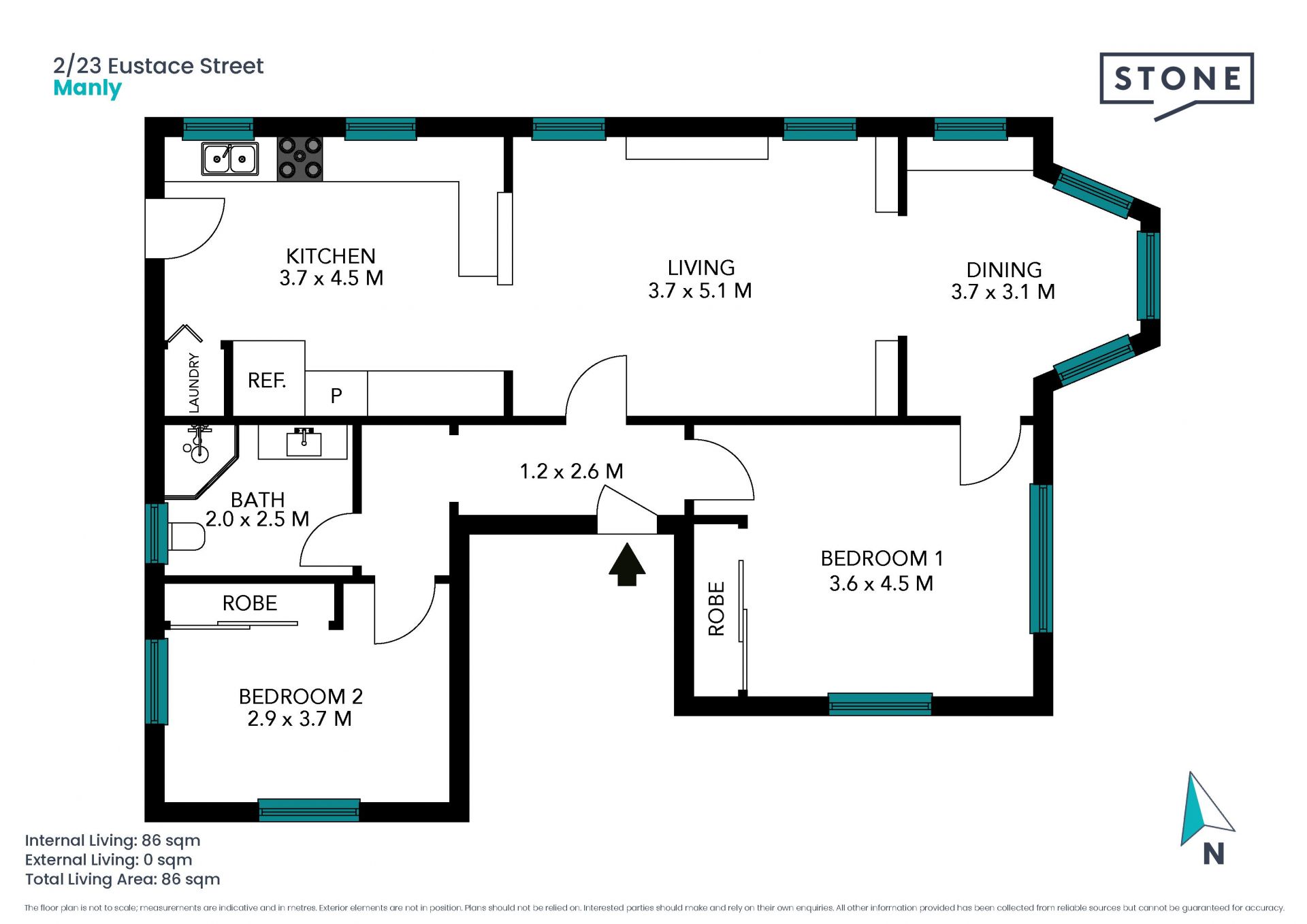 Renovated Art Deco apartment in the heart of Manly