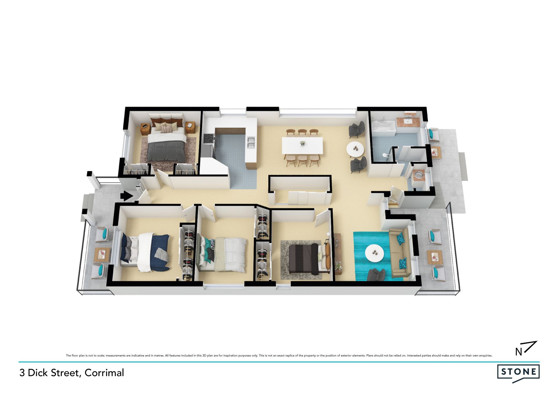 Family home with north facing entertaining spaces