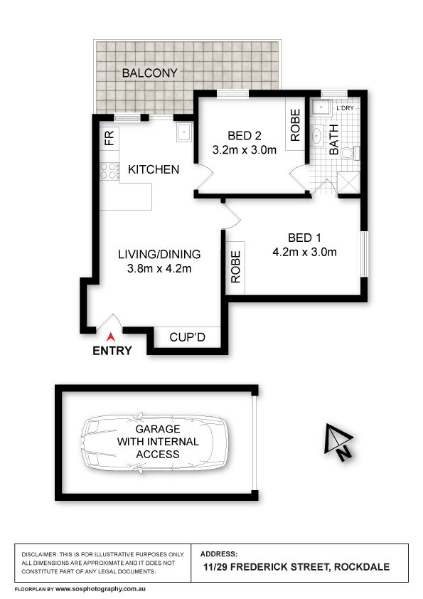 Delightful 2 Bedroom Unit in Rockdale
