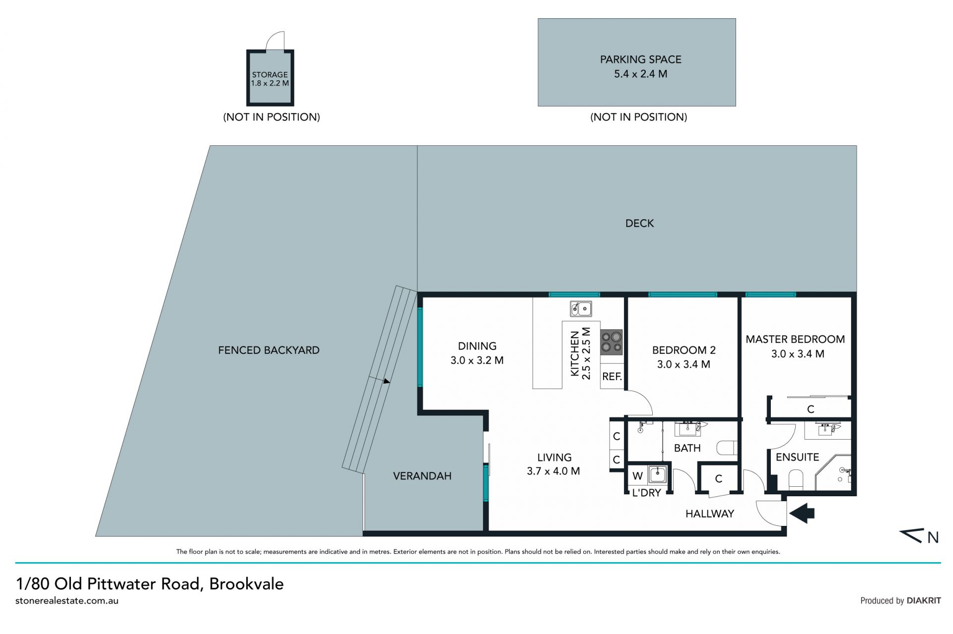 Apartment with enormous level garden