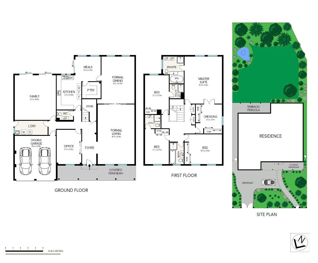 Commanding home in premium address