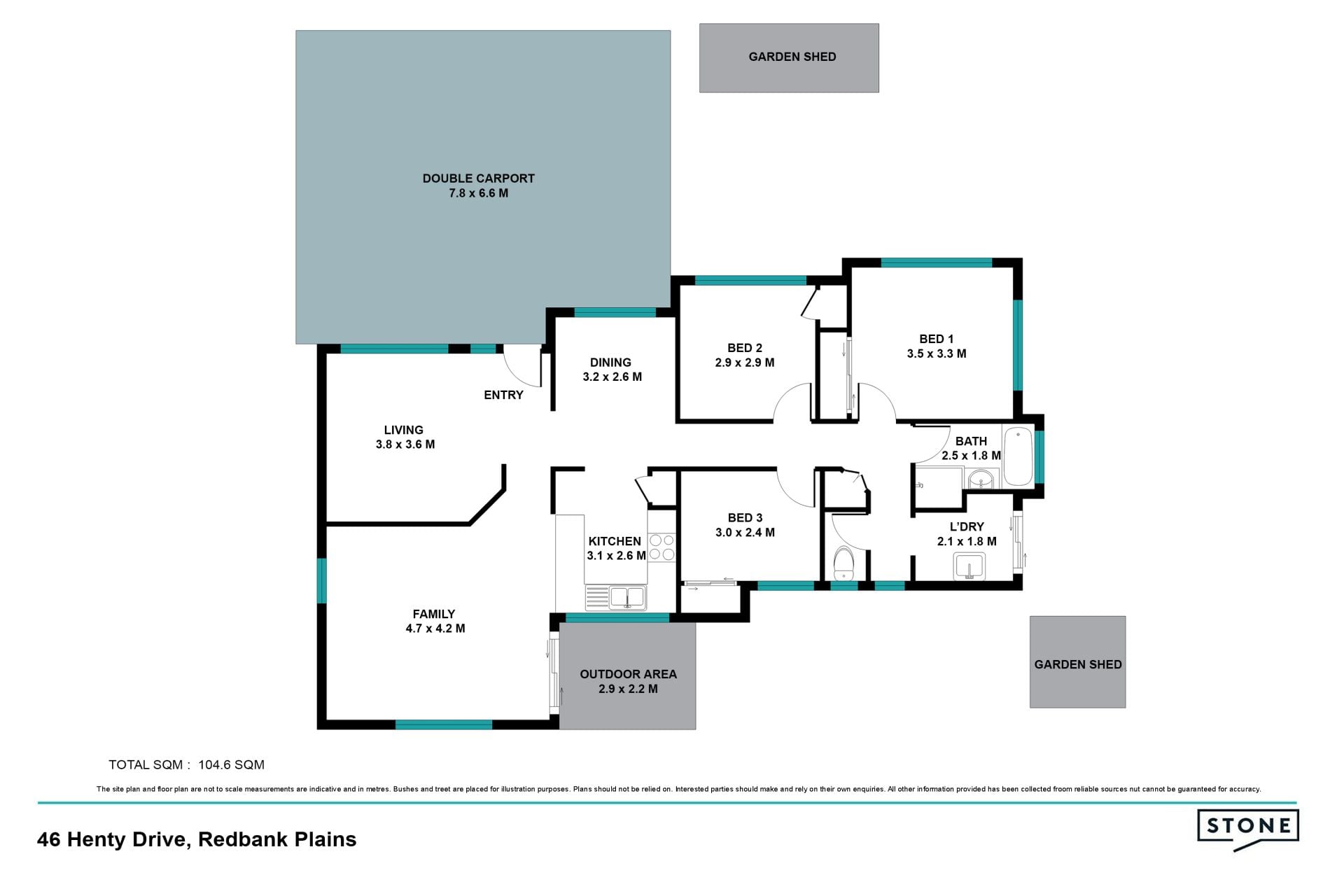 Large 3-Bedroom Brick and Tile Home with Solar on 800sqm block!