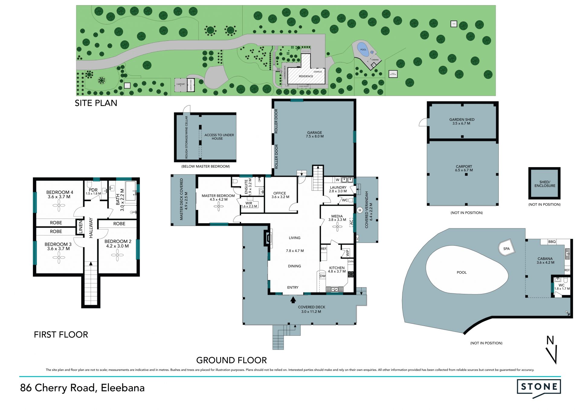 Modern country on acreage