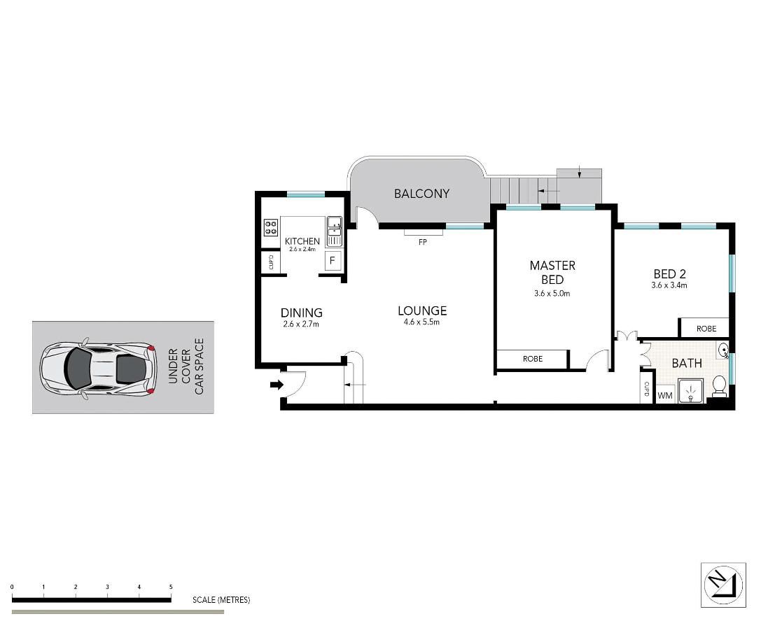Spacious, light filled strata titled apartment