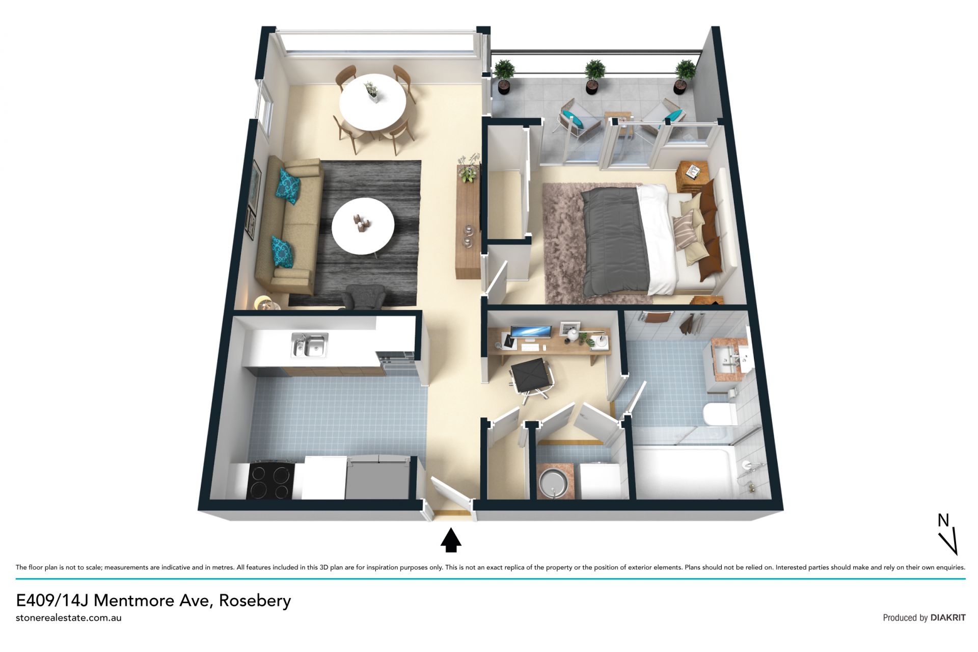 Smart, stylish and light filled 'Otto' apartment