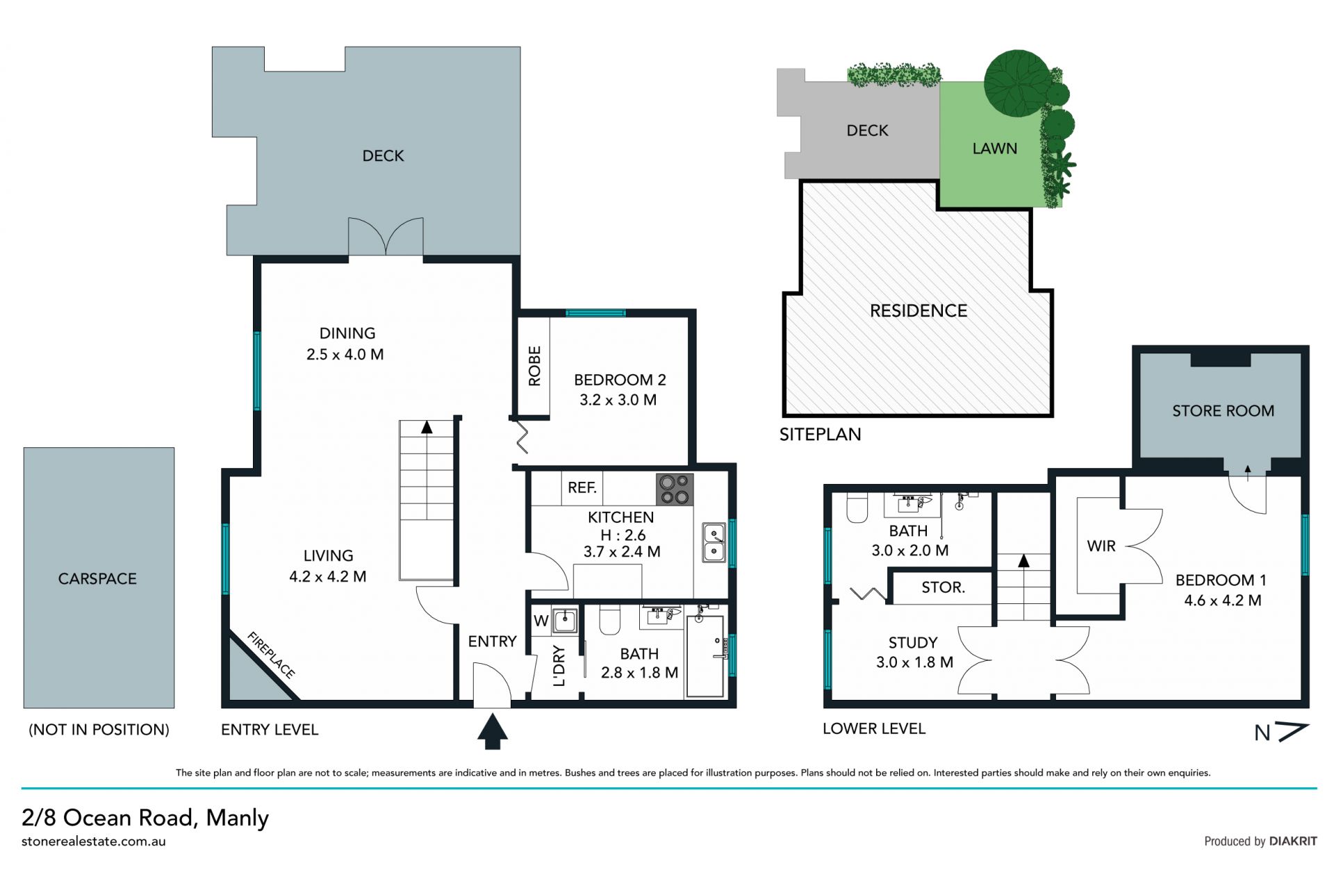 Townhouse-style apartment near beach