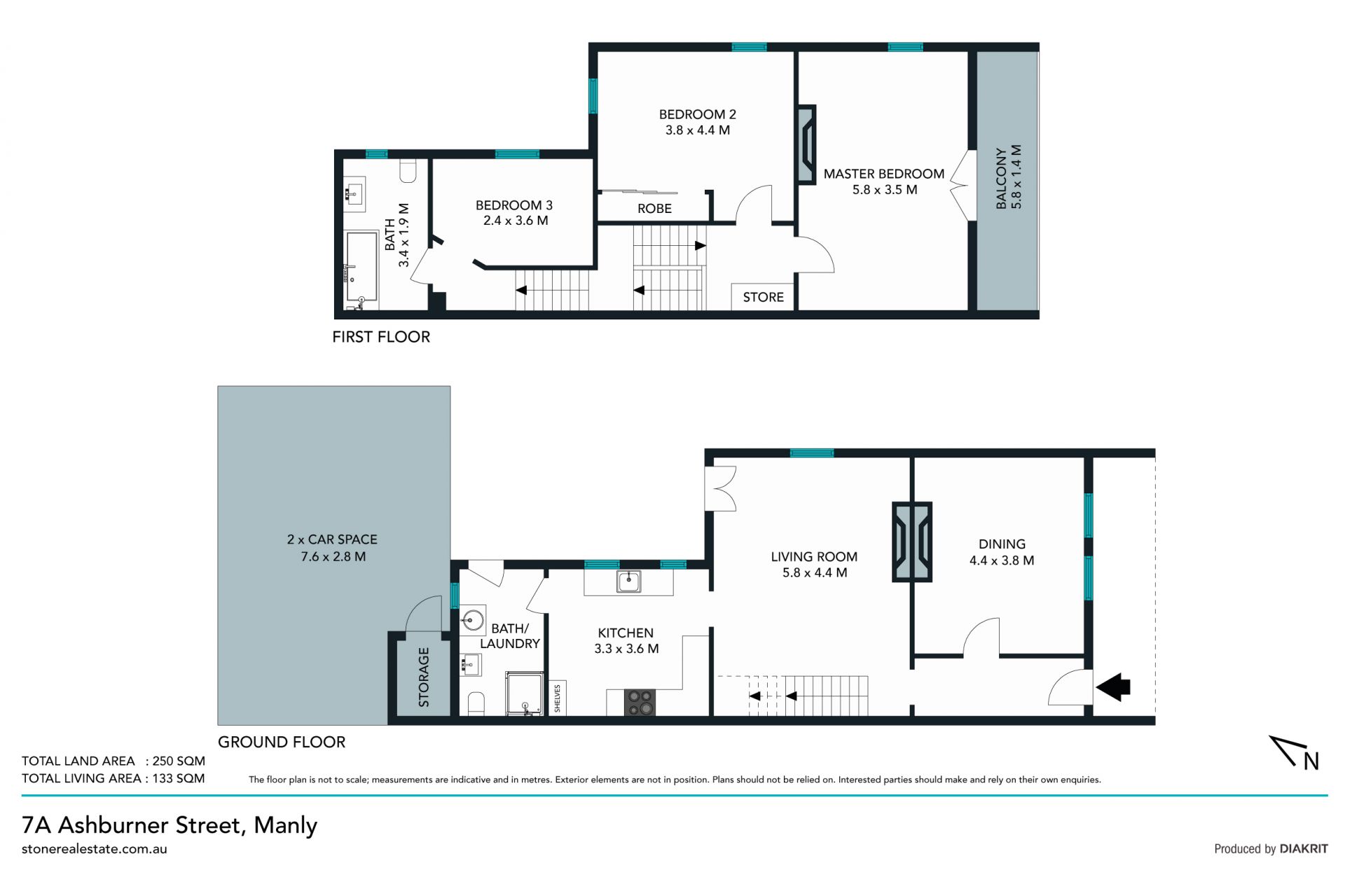 Renovated terrace in the heart of Manly