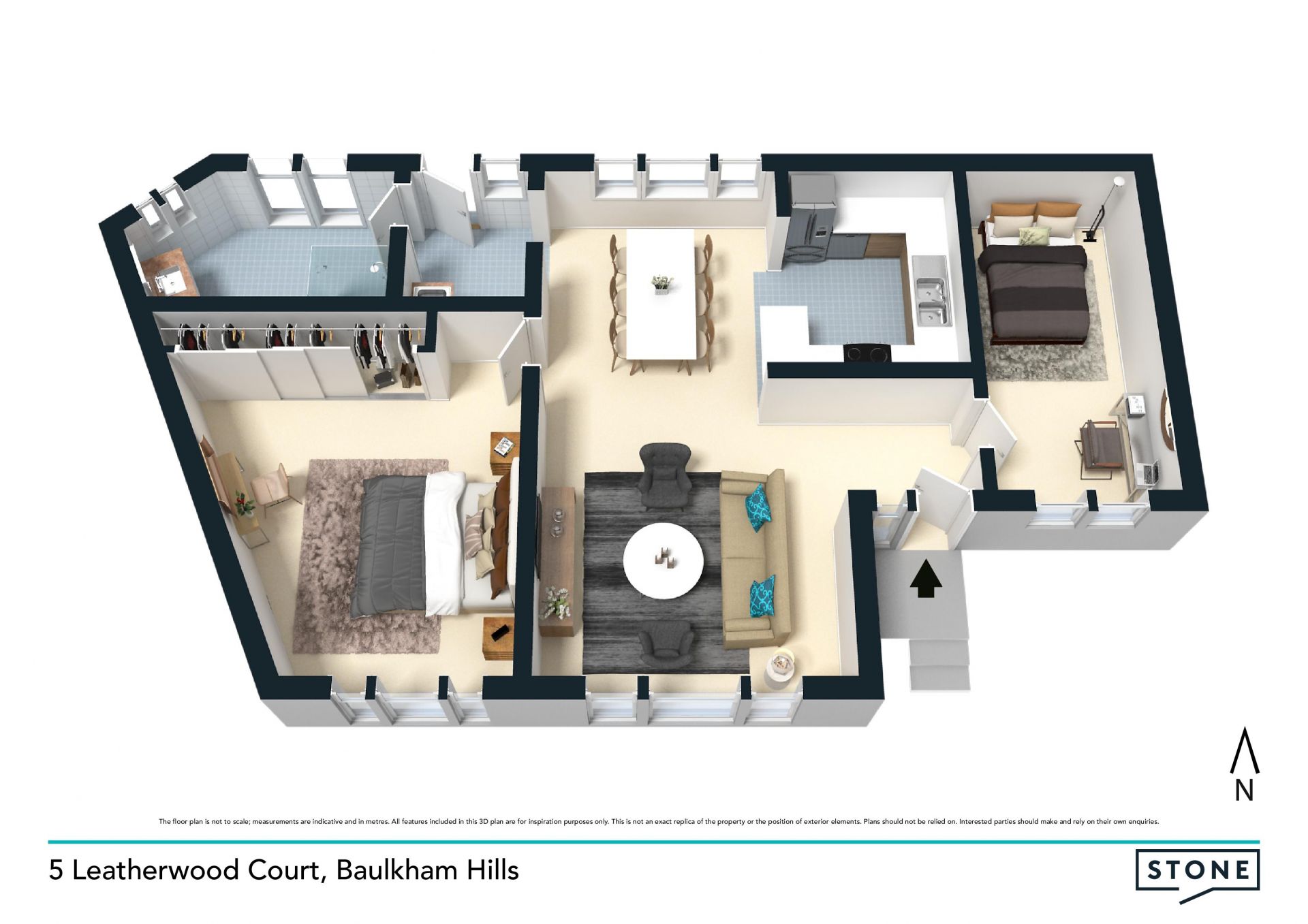 Torrens title single level duplex