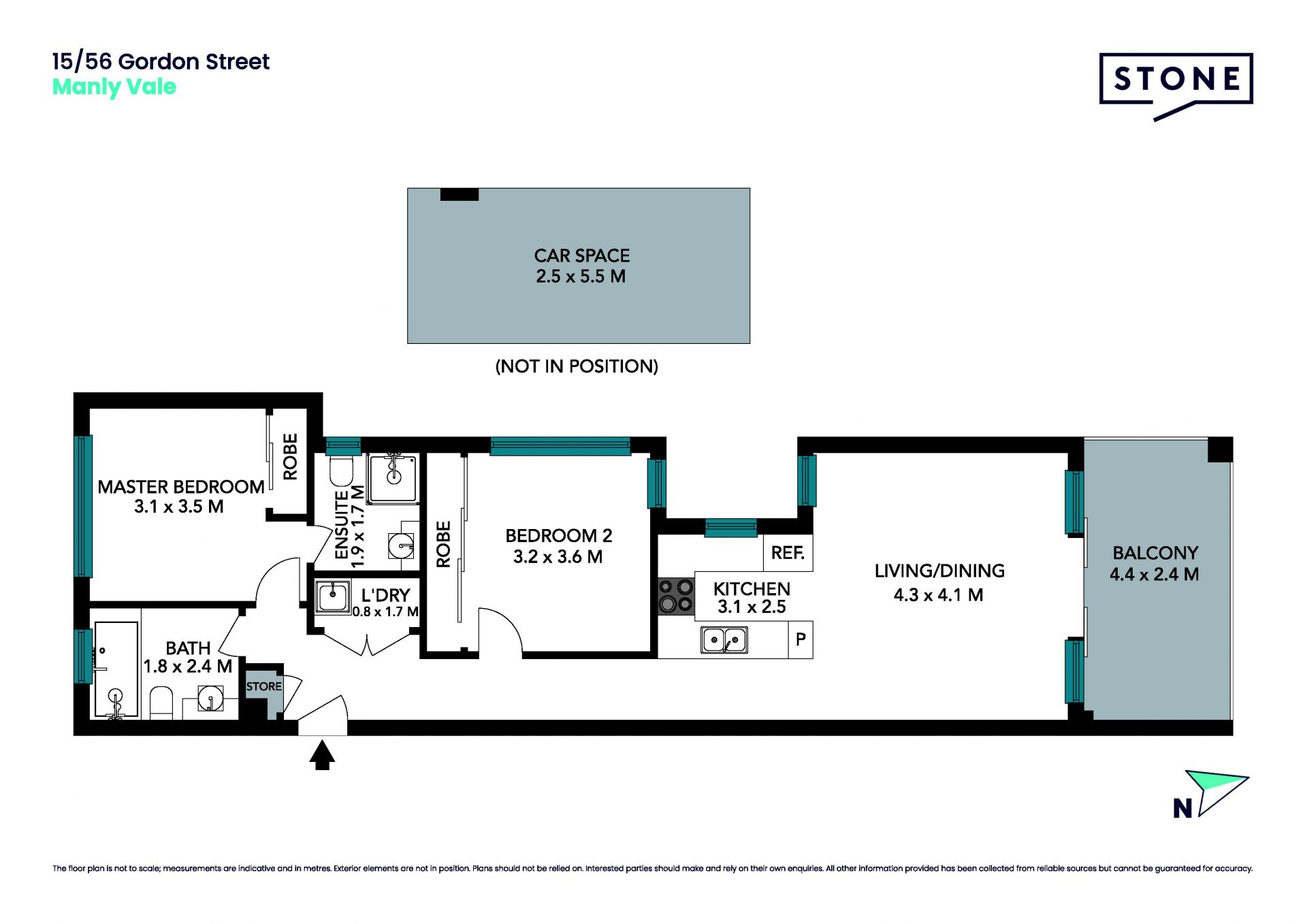 North facing contemporary apartment