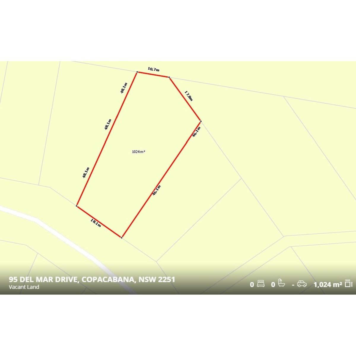 1/4 Acre Vacant Block with Ocean Views