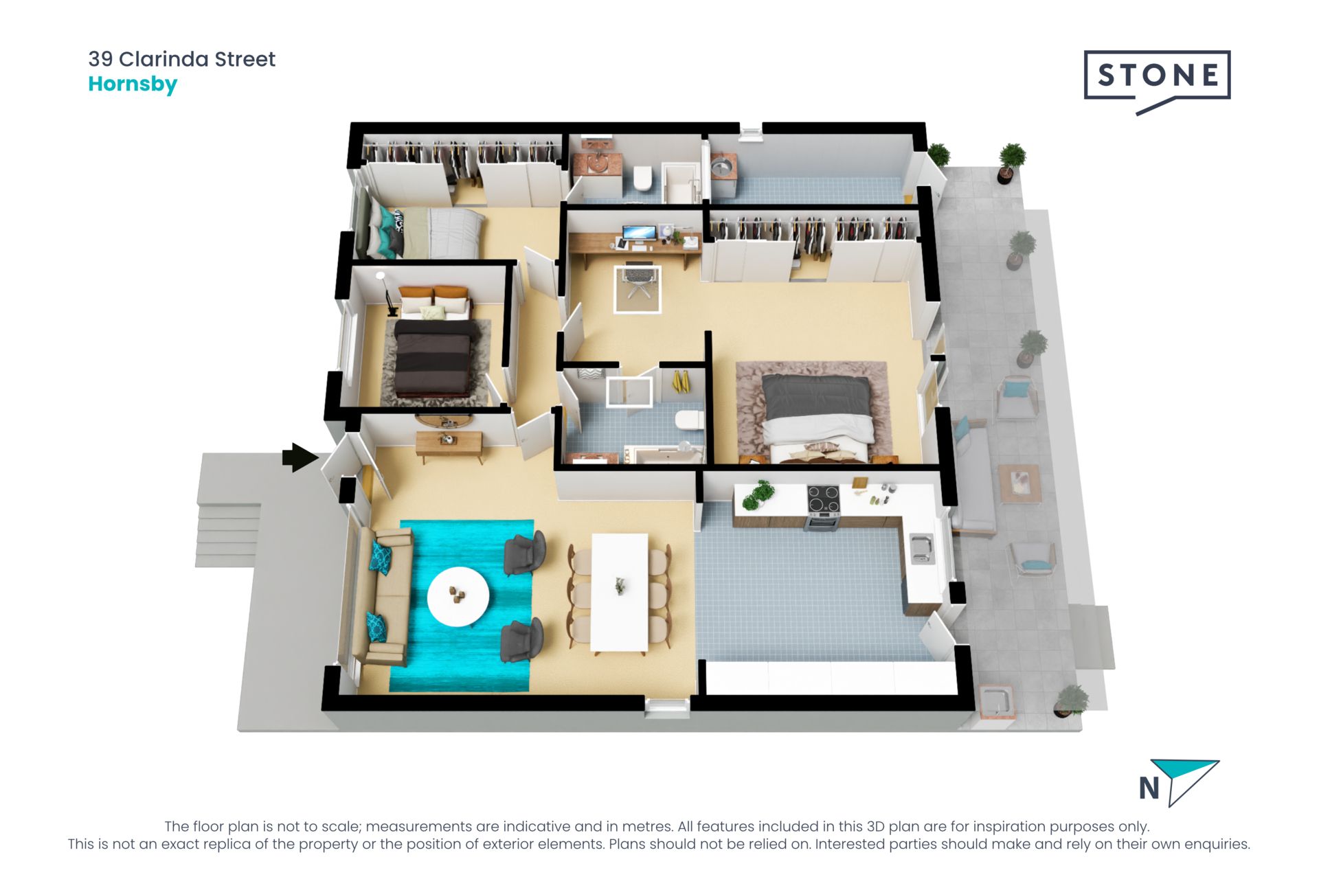 Family home in Hornsby North Public School catchment