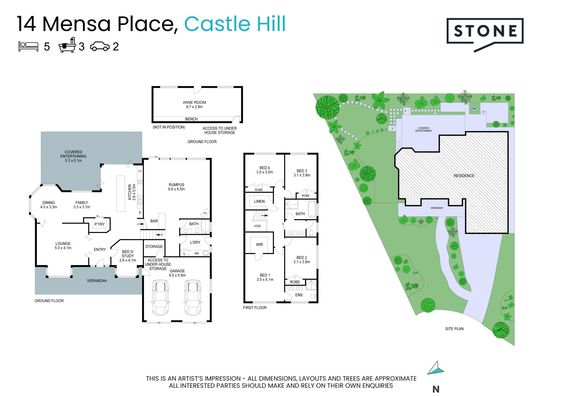 SOLD AT AUCTION!  Spacious landscaped sanctuary - in the Oakhill Estate