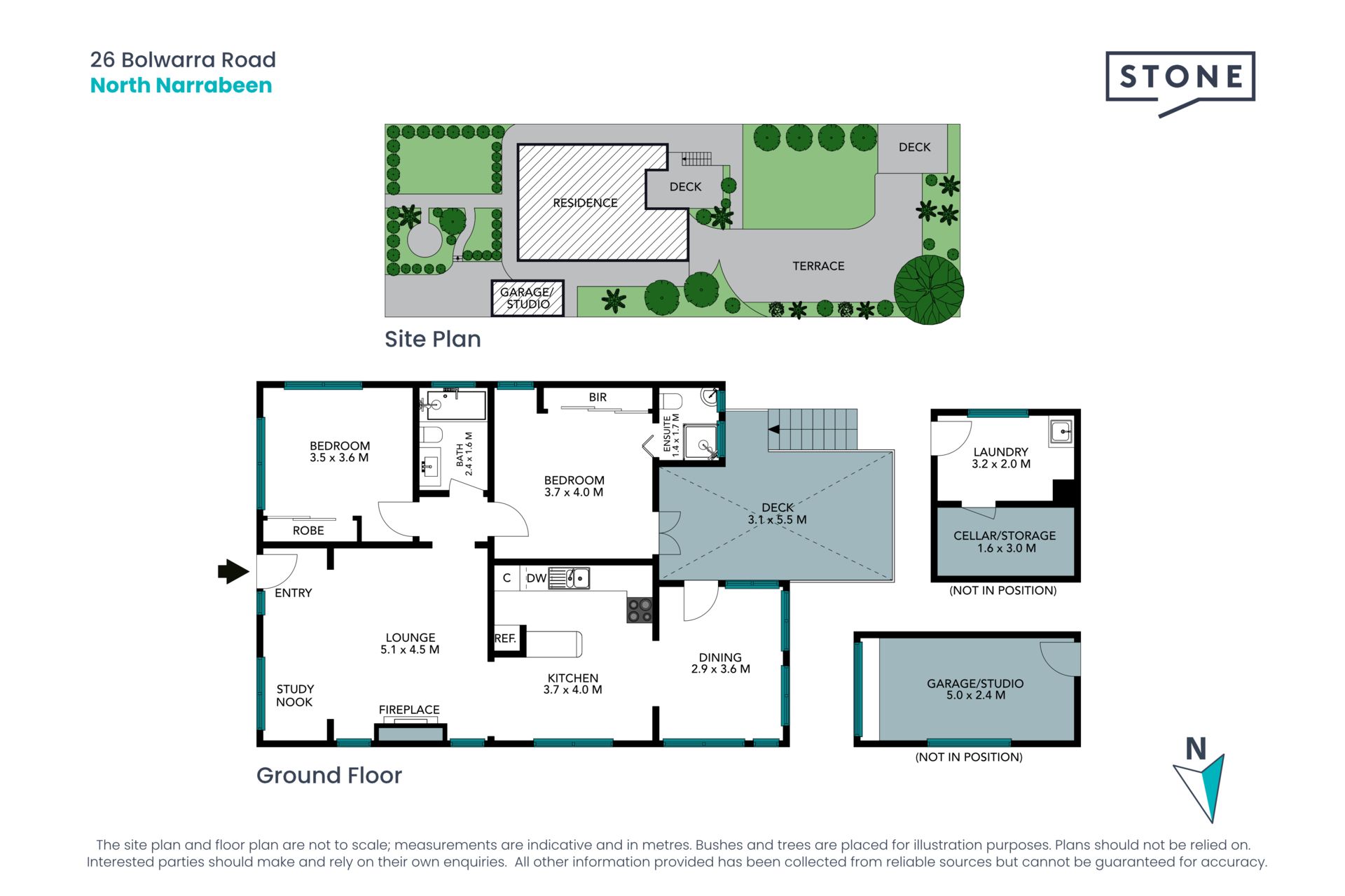 Coastal oasis with sundrenched North-East Aspect minutes from the beach