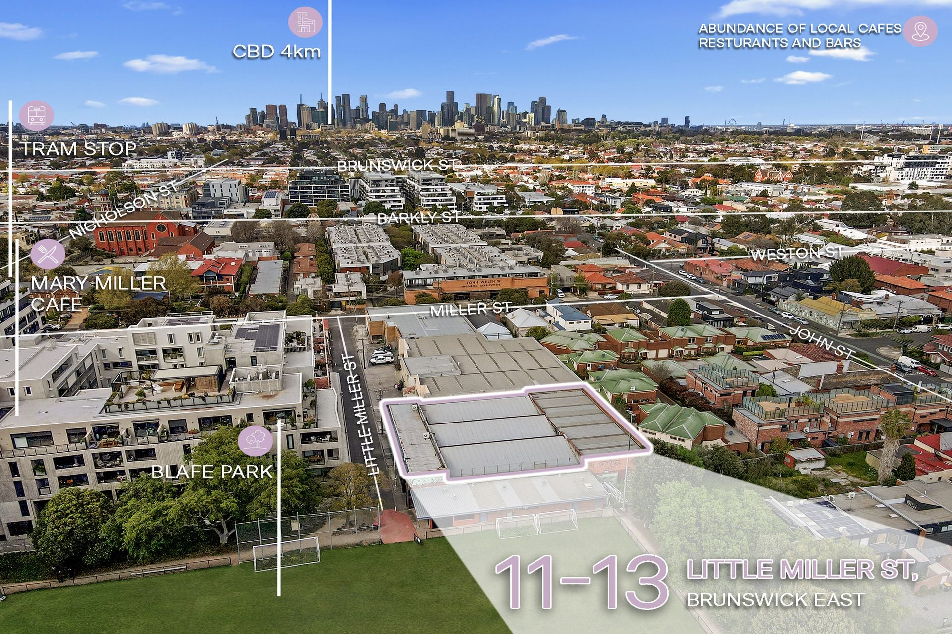 FOR LEASE | WAREHOUSE + OFFICES | 970 m² (approx.)