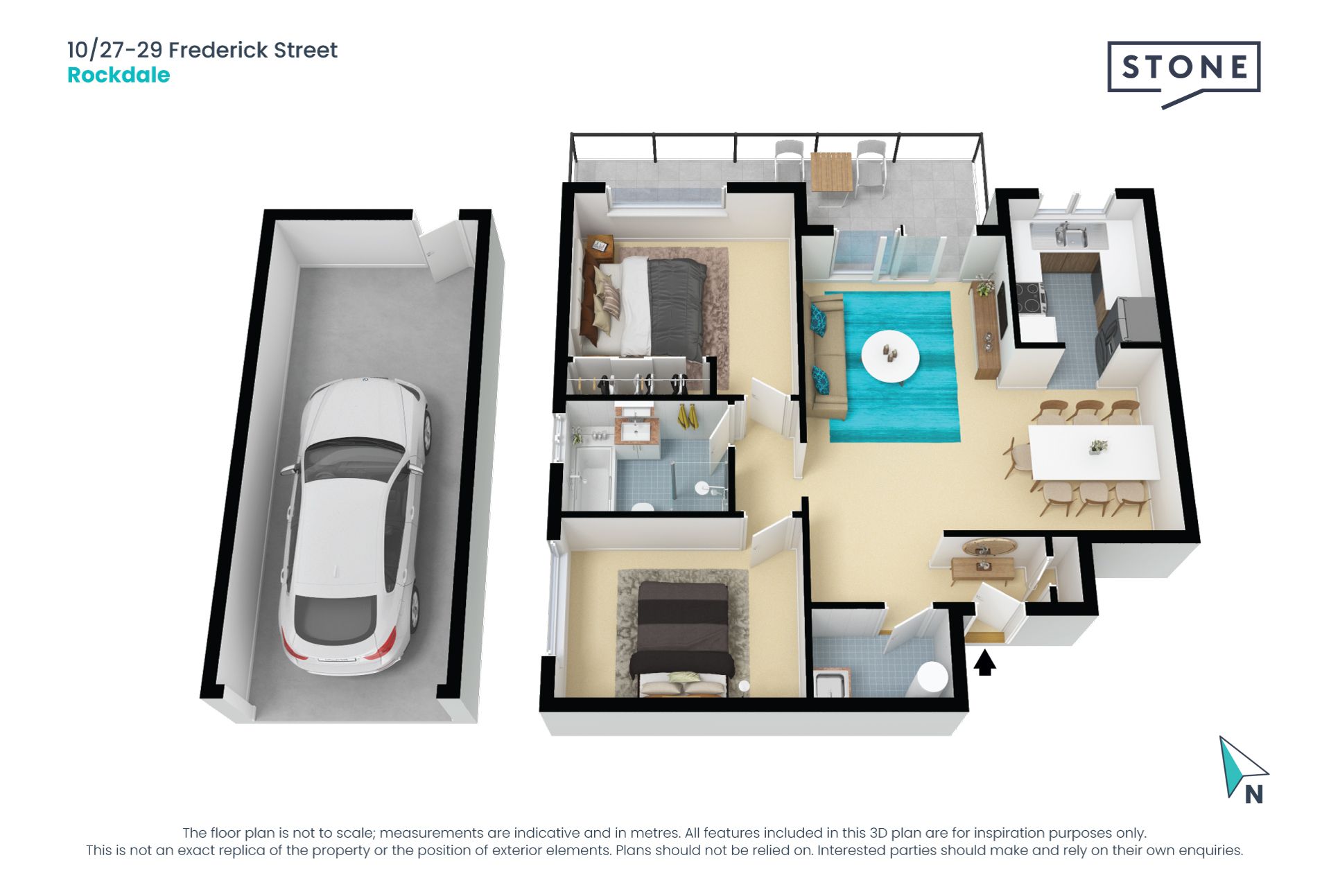 Central location with peaceful outlook
