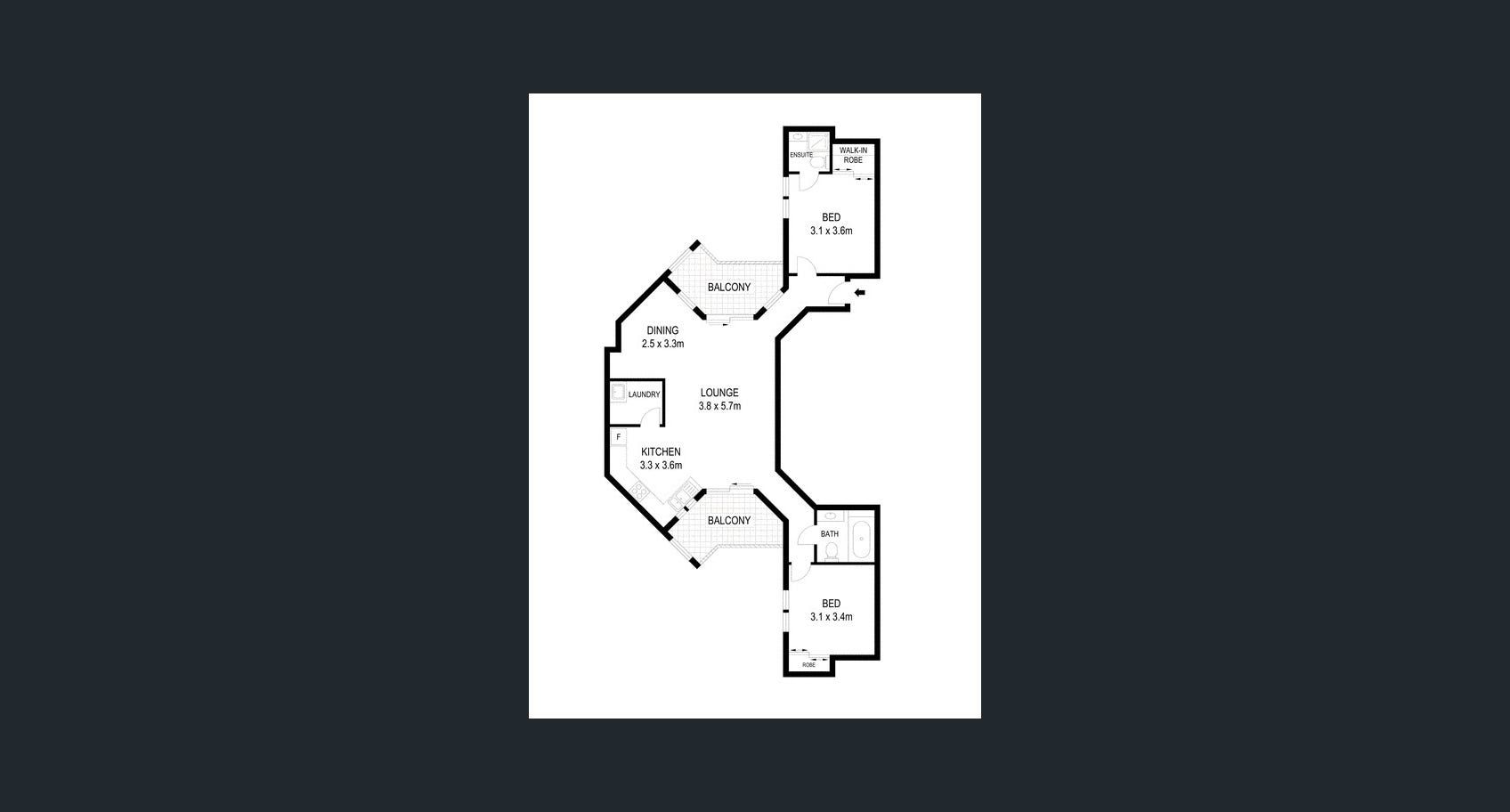 Two bedroom Apartment