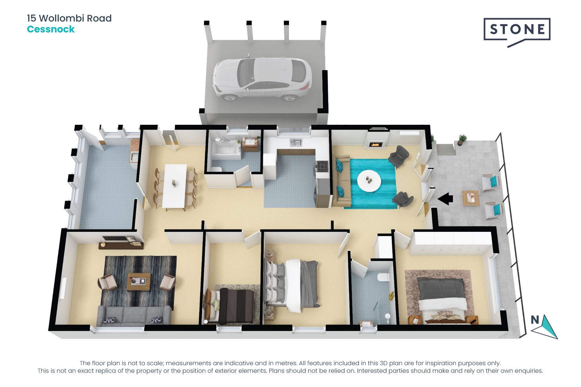 Renovated 3 bedroom home