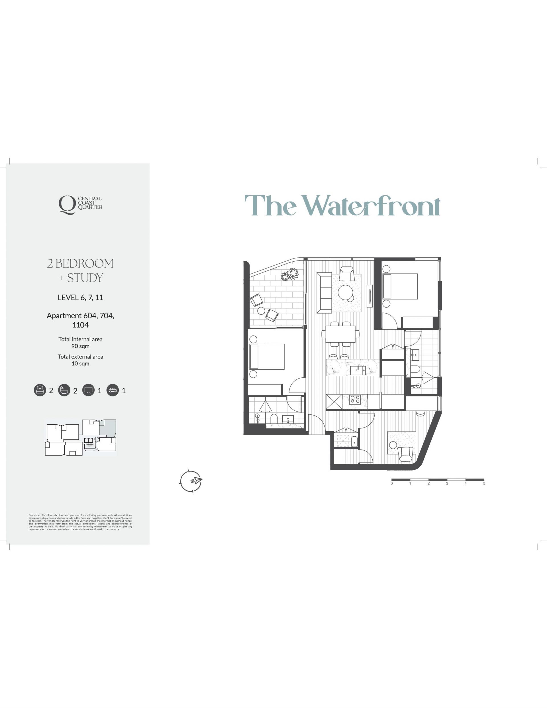 Brand New Apartment at The Waterfront