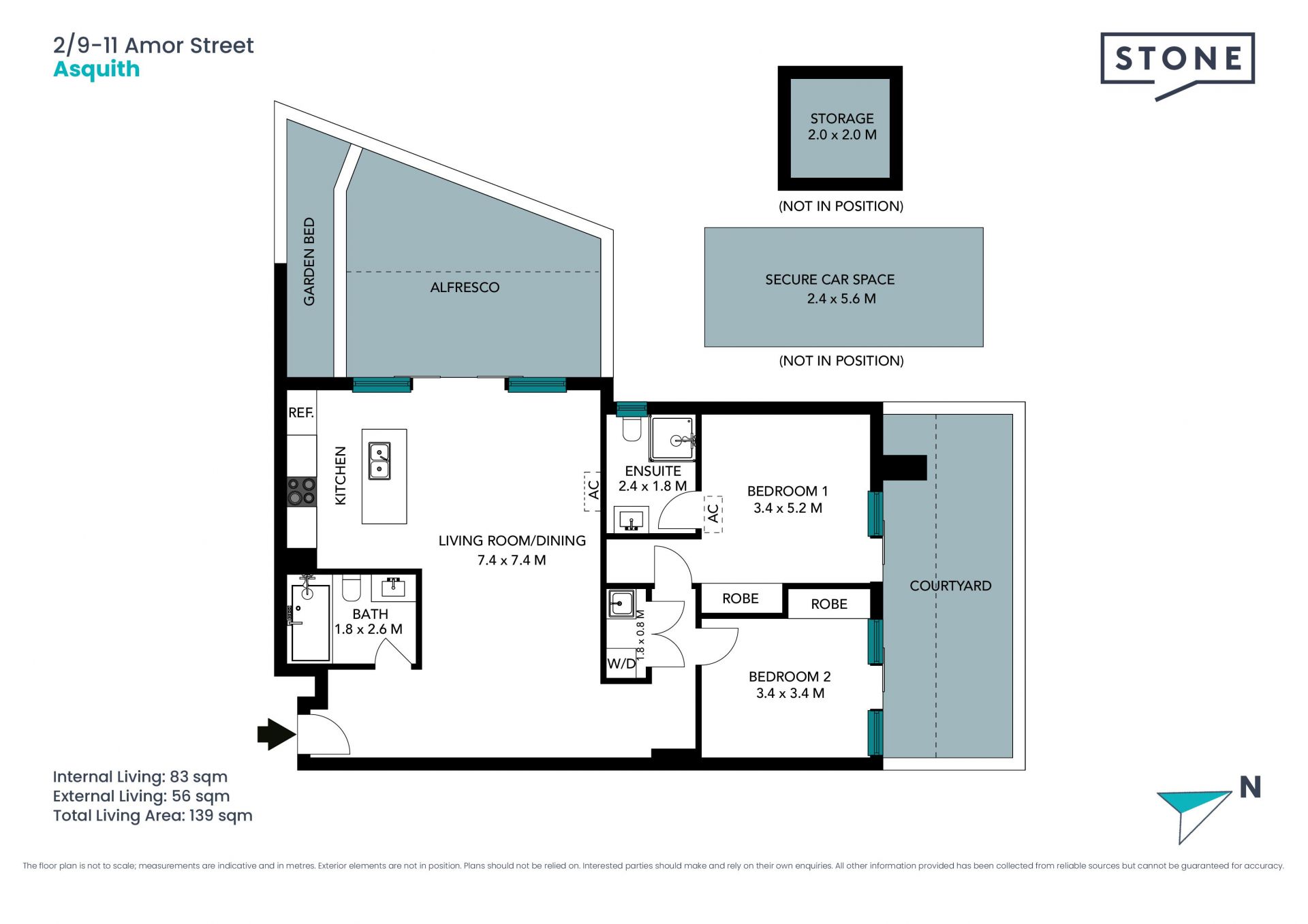 Huge outdoor space apartment with short stroll to station