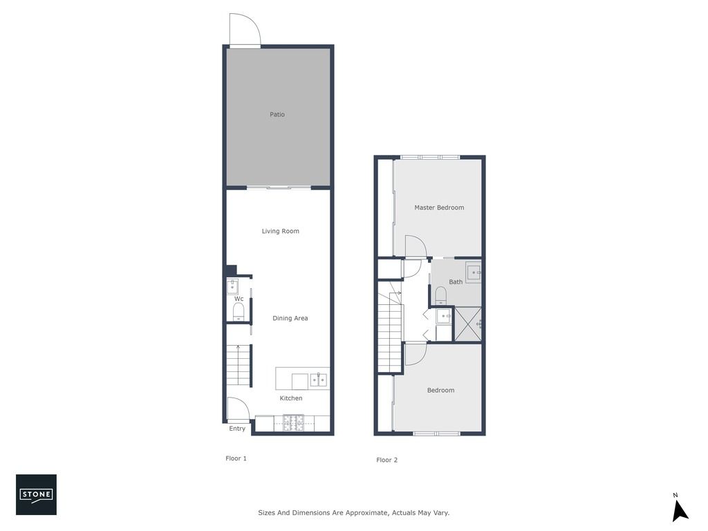Sun drenched two bedroom townhouse right in front of the pool!