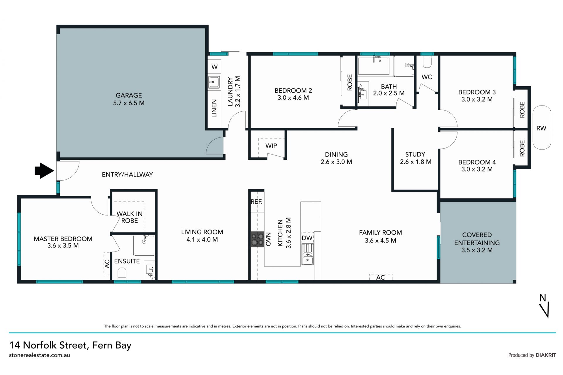 Family friendly in beautiful Fern Bay Estate.