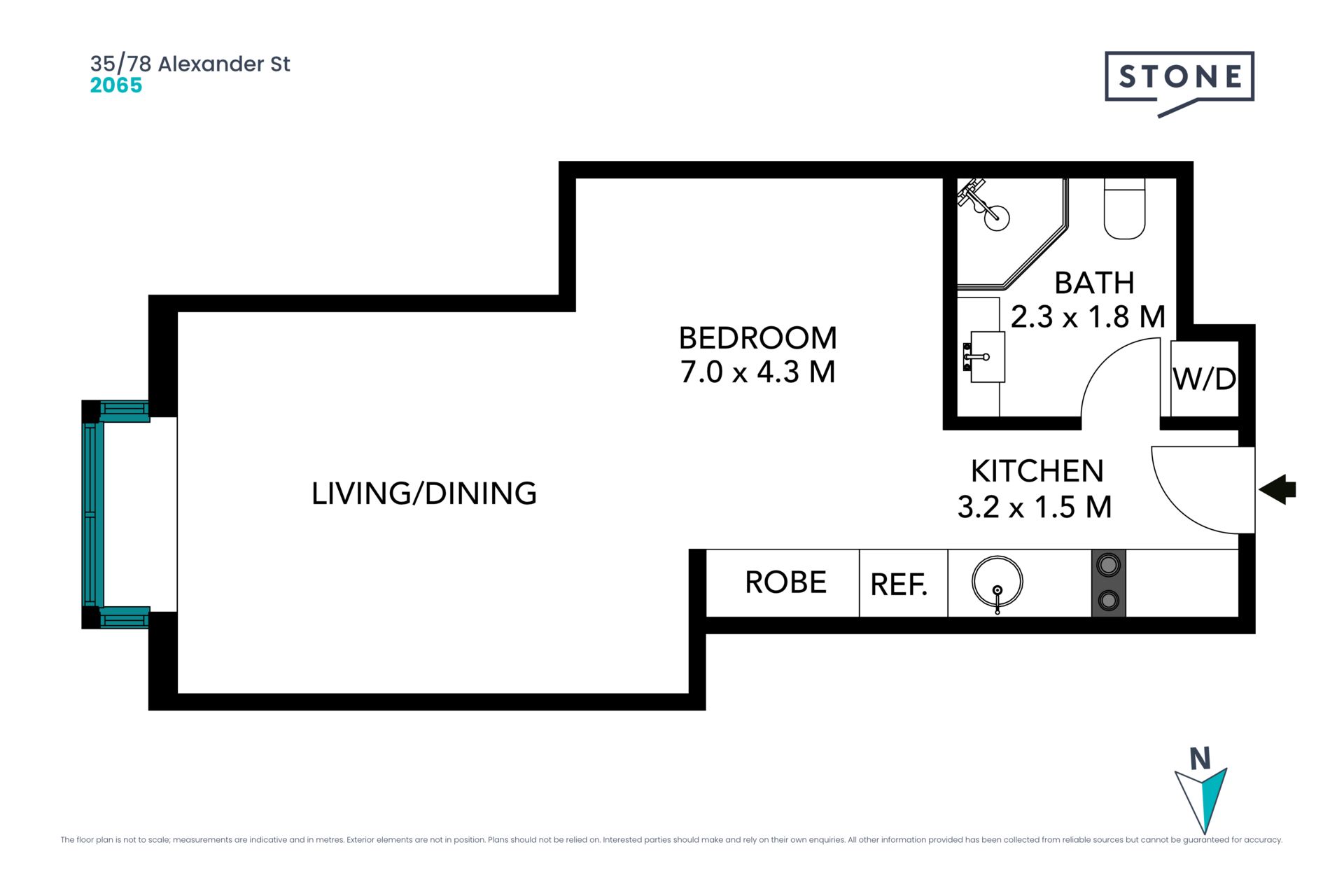 DEPOSIT TAKEN - OFI CANCELLED. 
North facing studio in the heart of Crows Nest.
