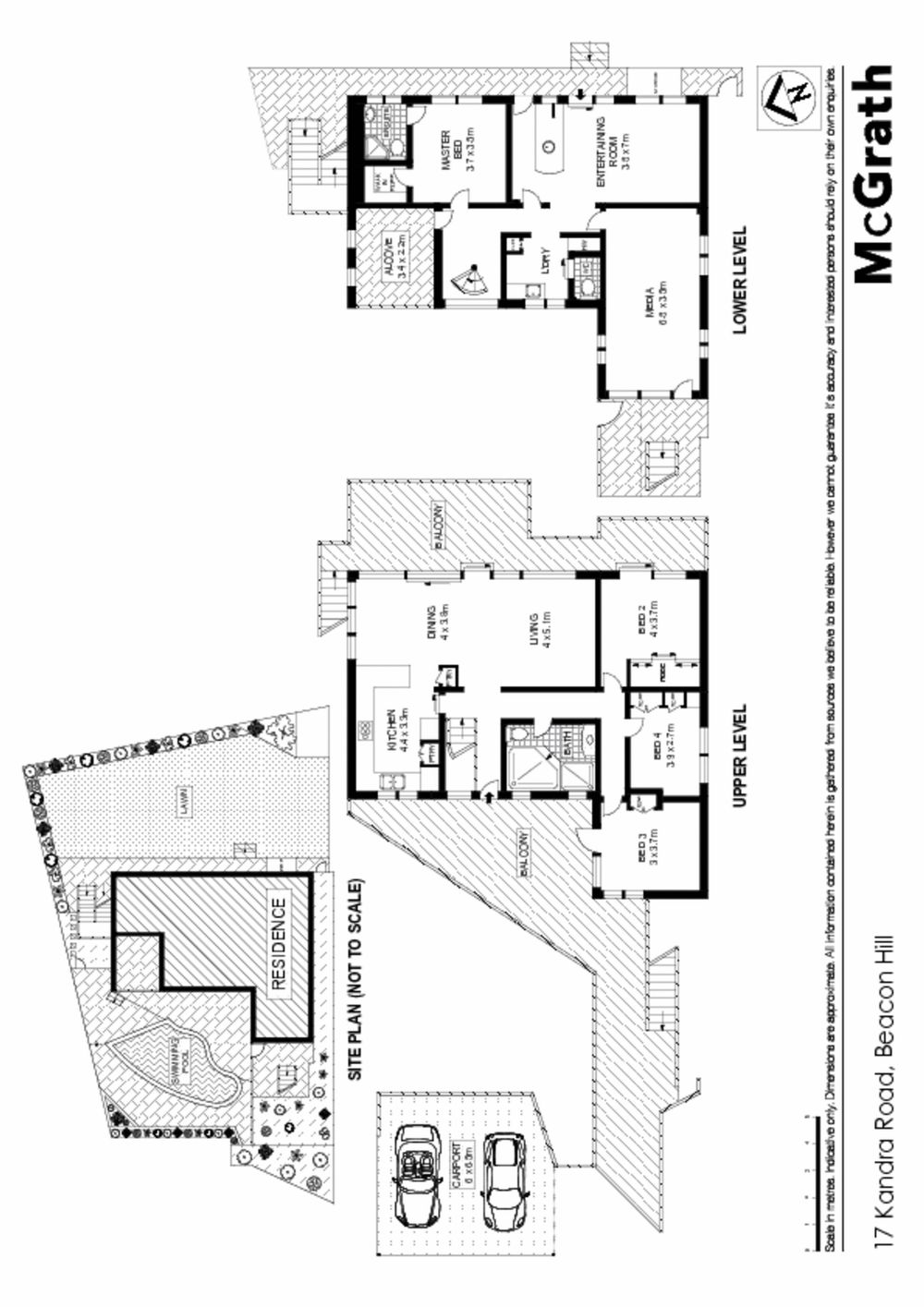 Features multiple entertaining and living areas