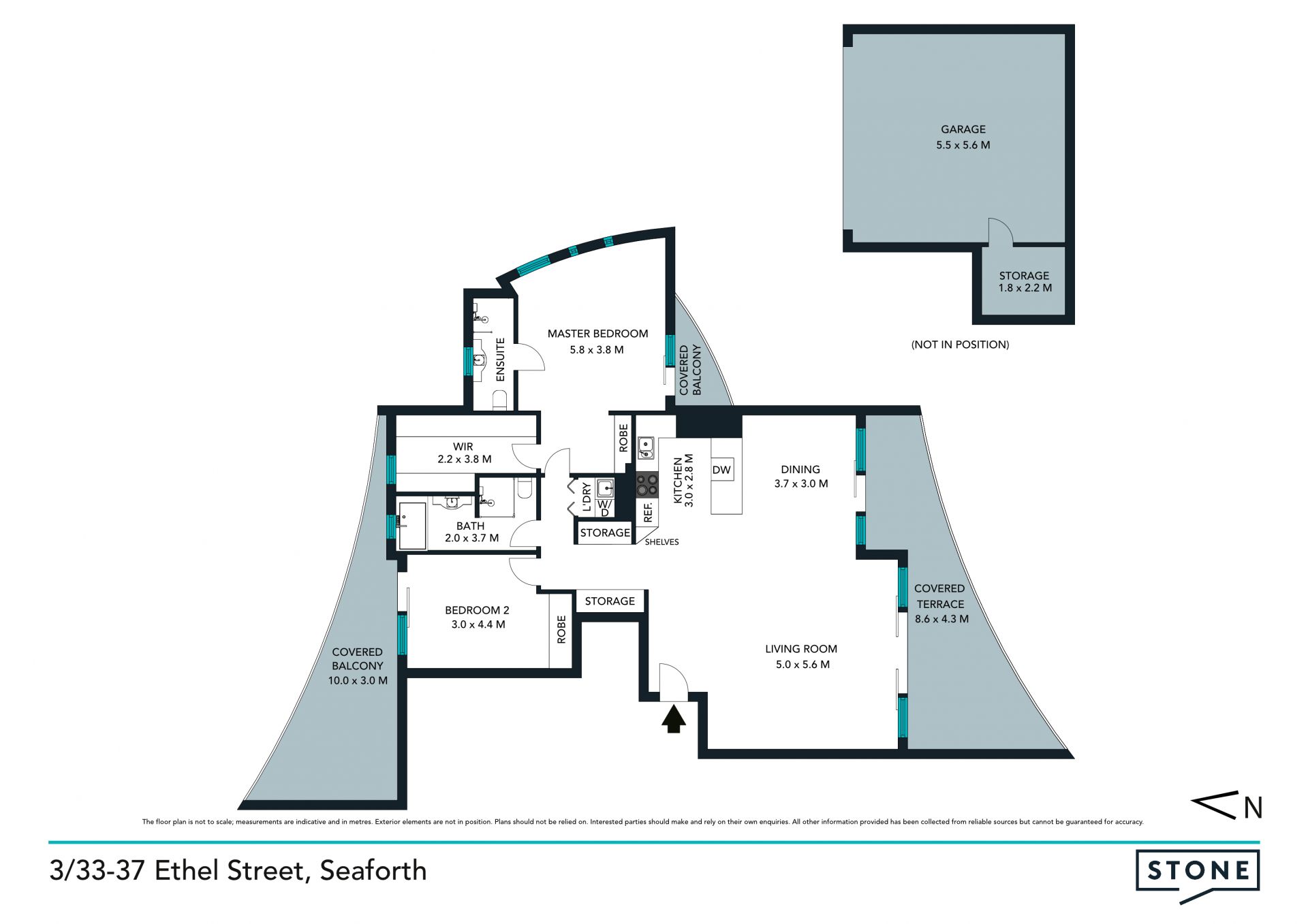 Luxury apartment overlooking Middle Harbour