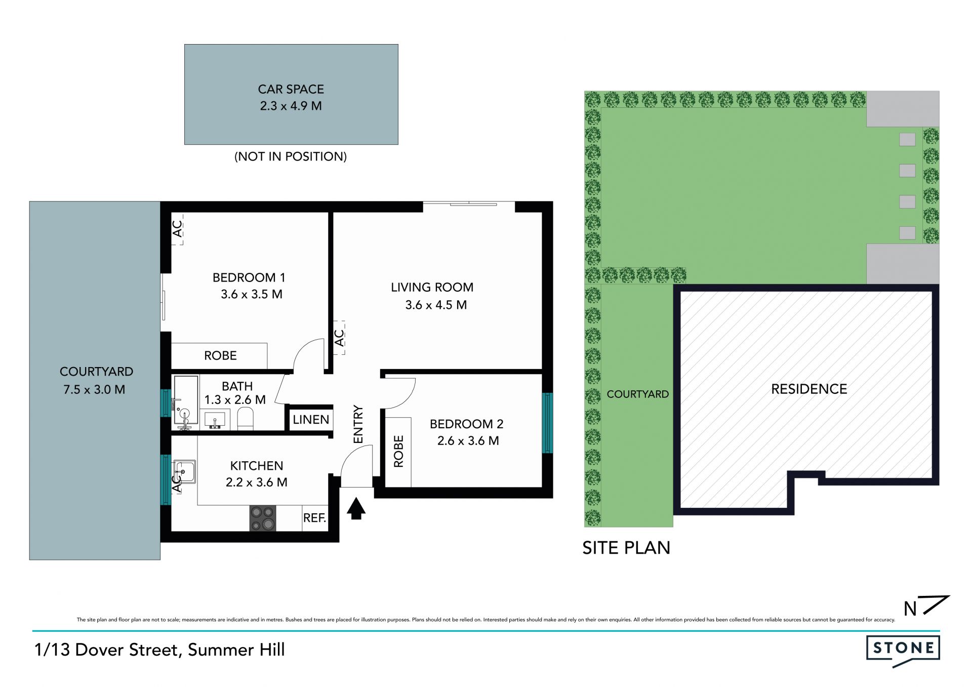Unique garden apartment