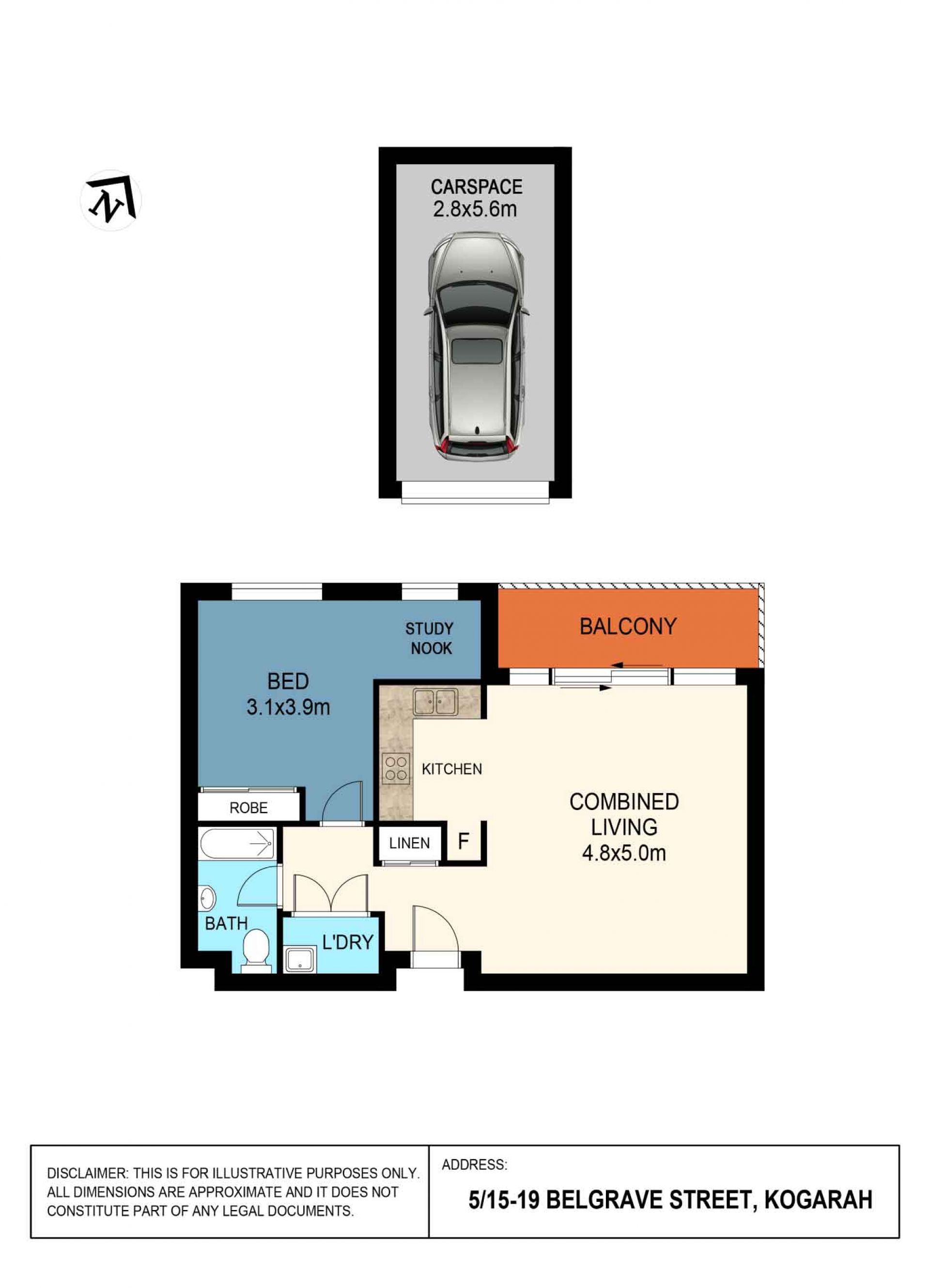 Footsteps to all the amenities kogarah has to offer