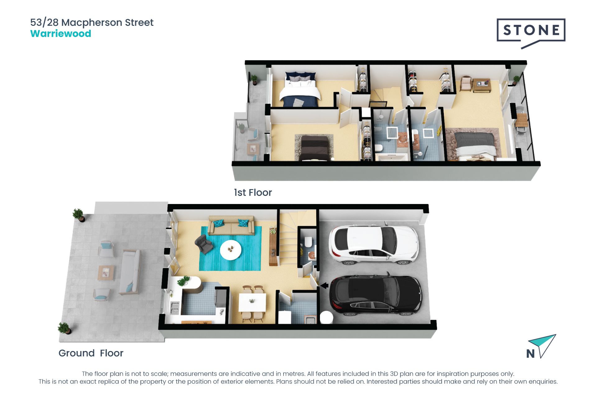 Modern townhome in resort style 'Blair Athol' complex