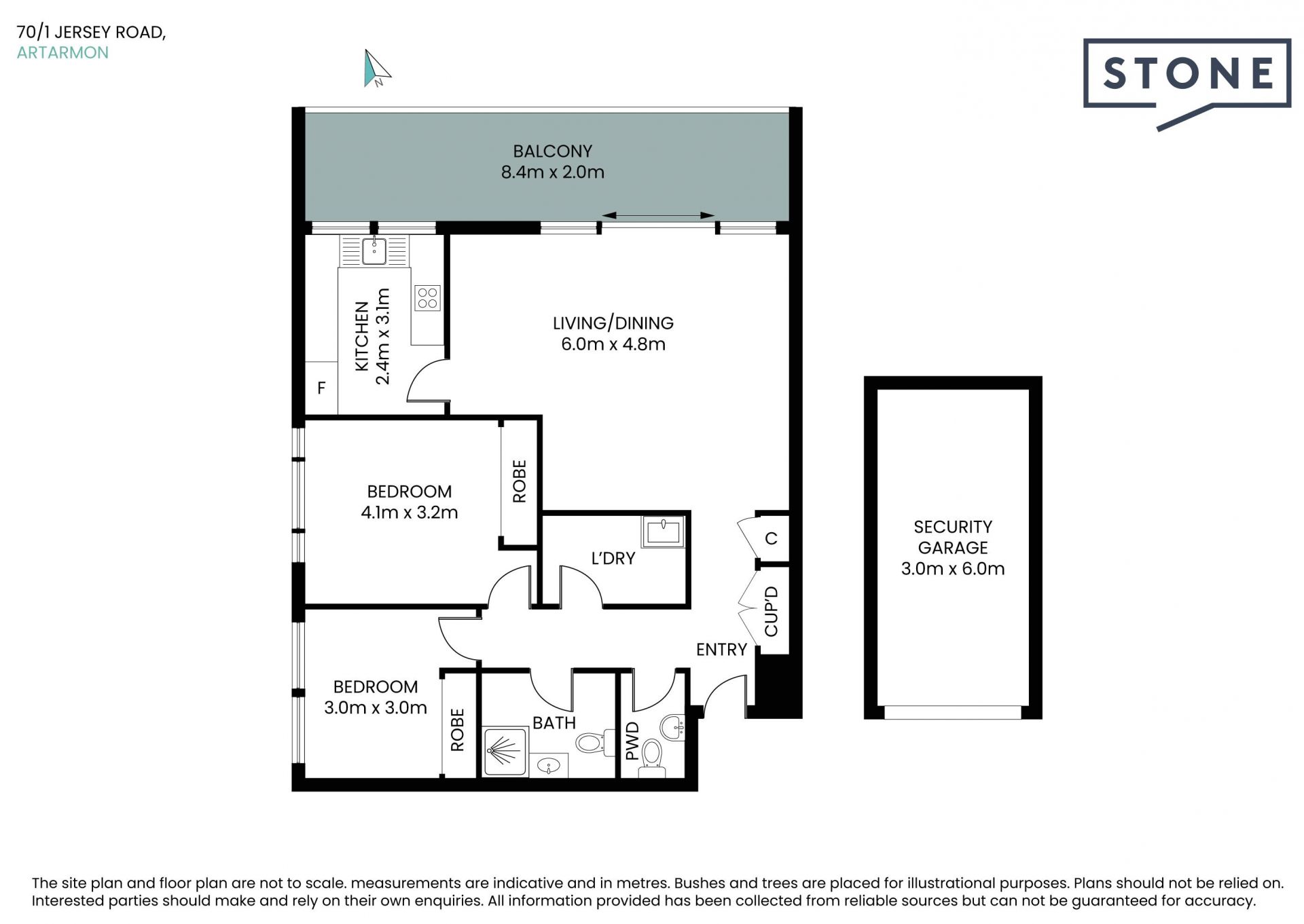 Penthouse position with uninterrupted district views