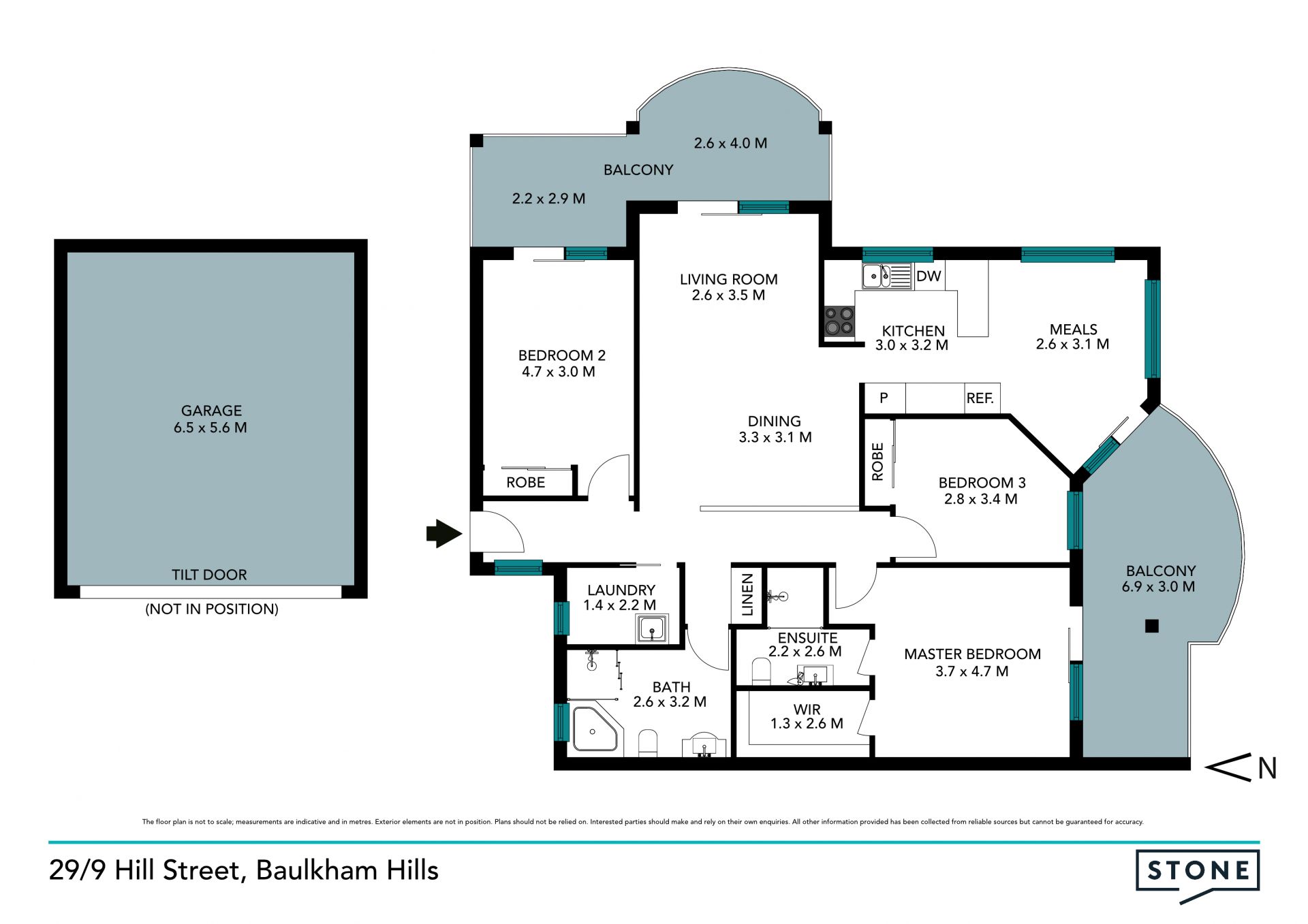 Location, space and comfort