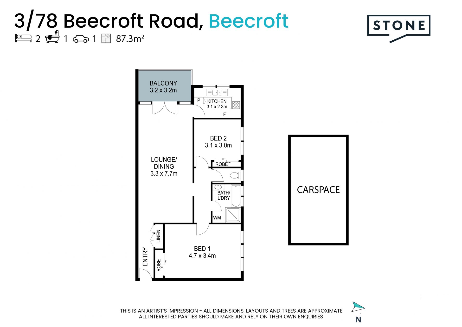Private ground floor double brick apartment in Central Beecroft, 200m to Beecroft Primary