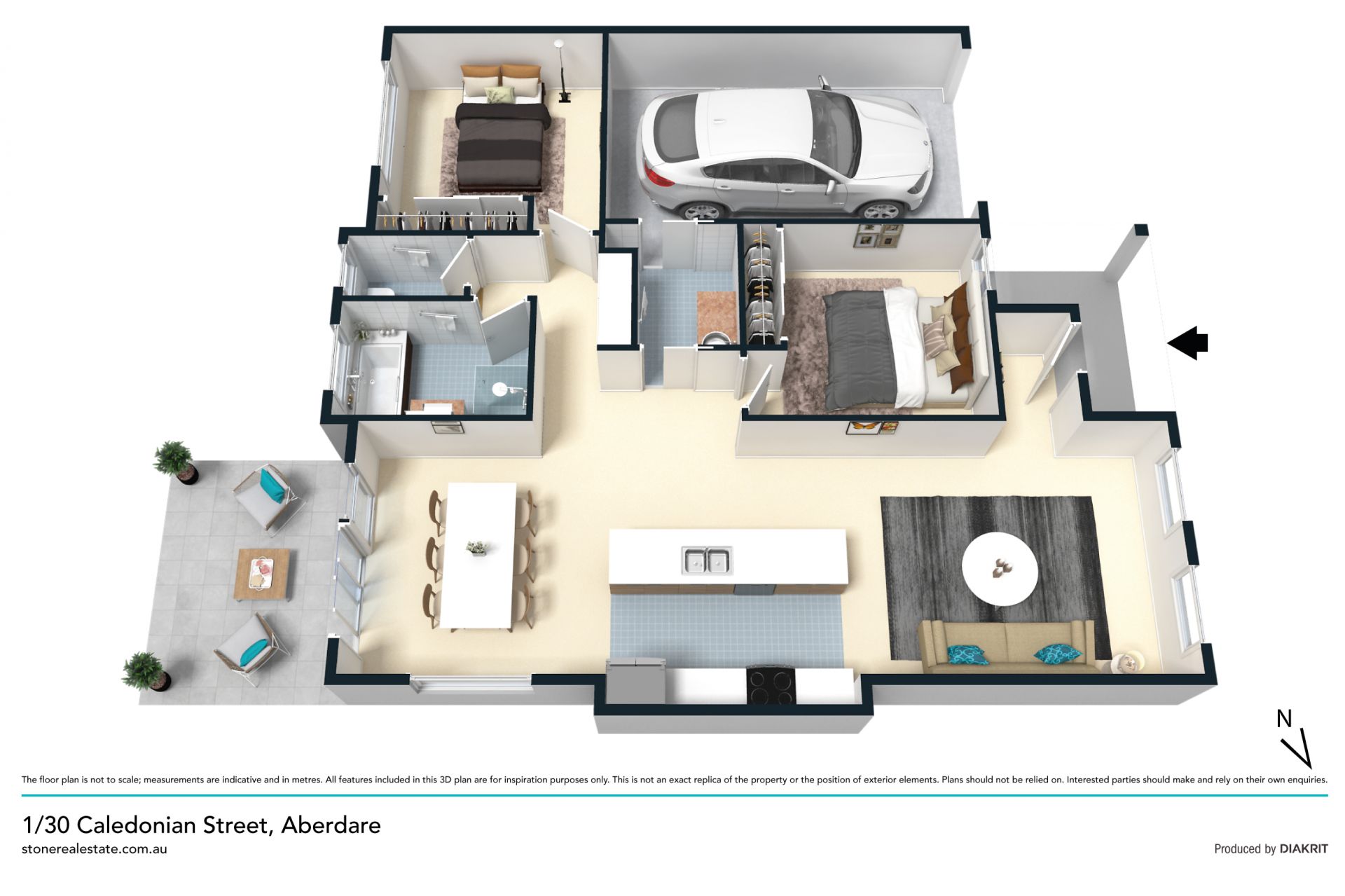 Sleek, Modern Open-Plan Duplex