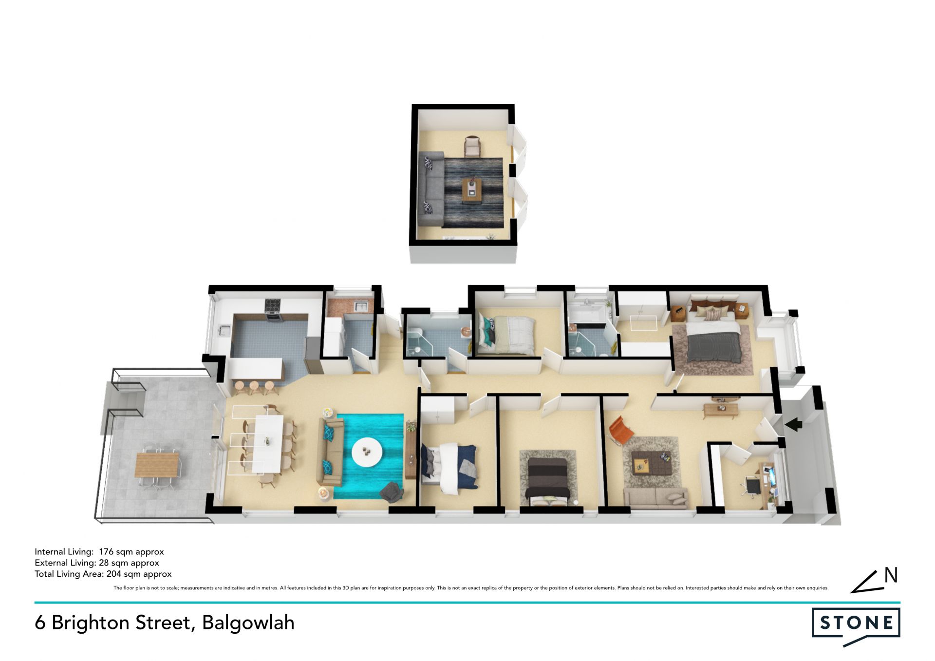 Character and charm with north-facing living